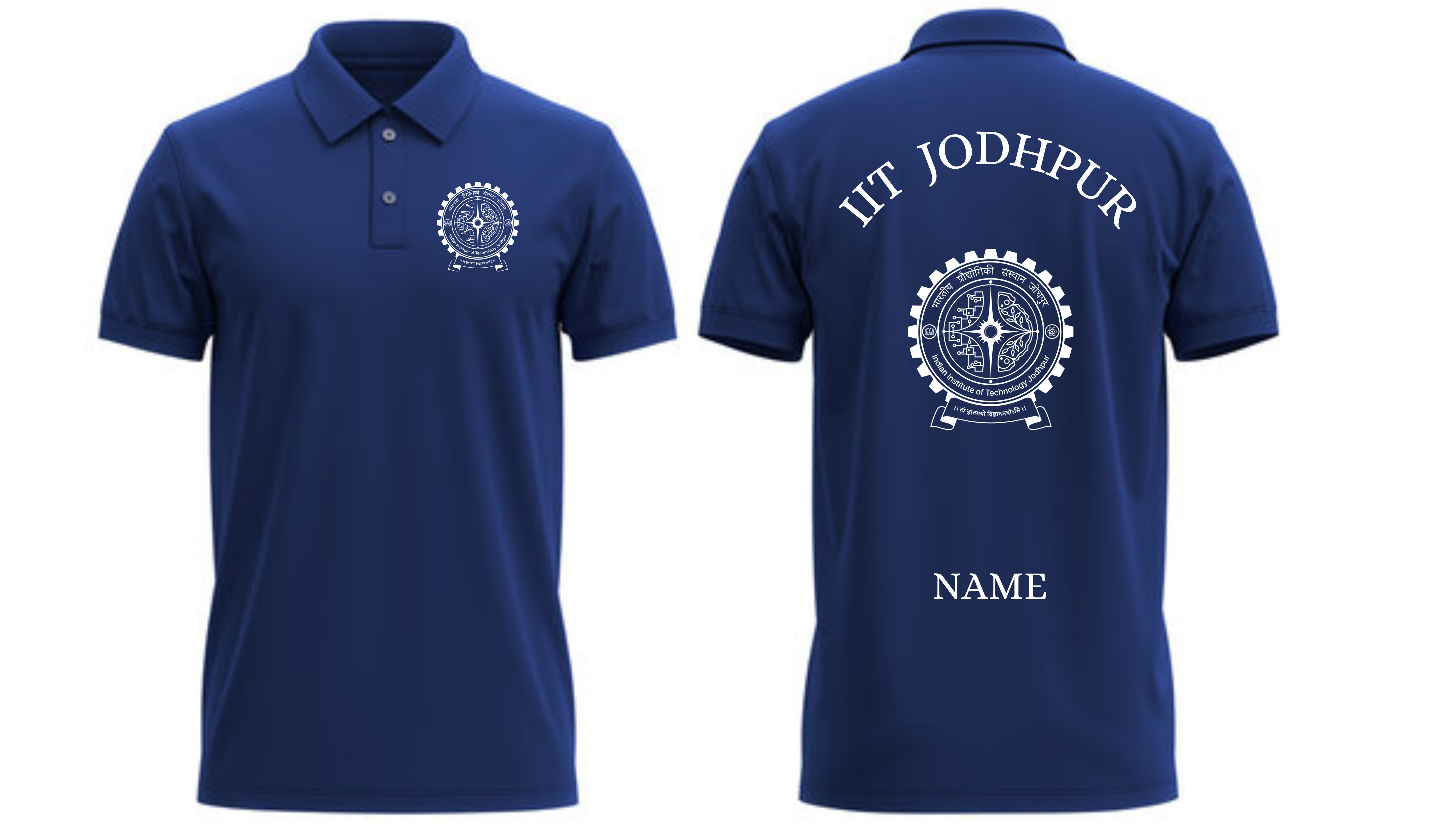 IIT JODHPUR POLO T-SHIRT Classic design 1 ( CampusCart Design )