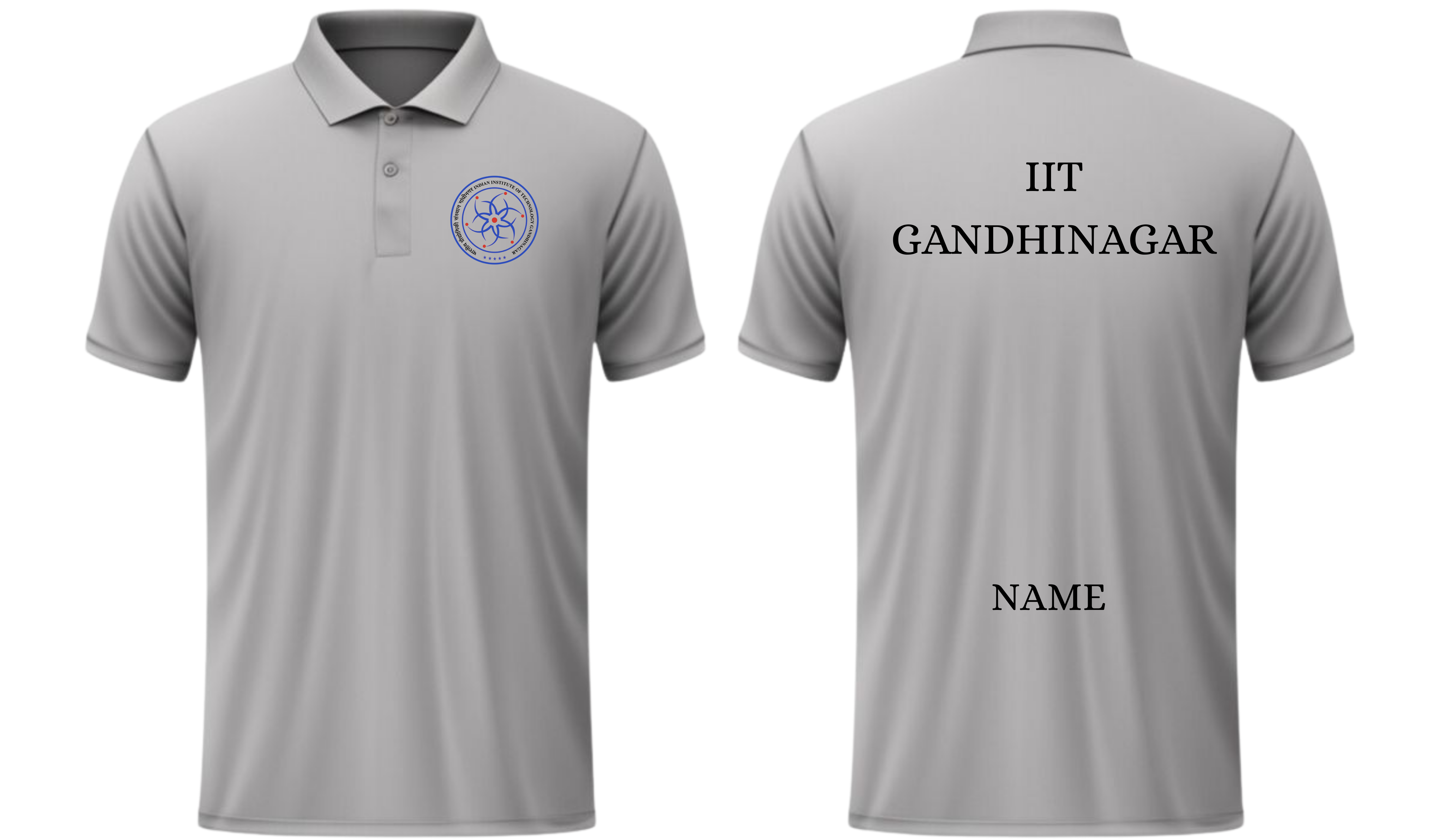 IIT Gandhinagar POLO T-SHIRT Classic Design ( Ak design )