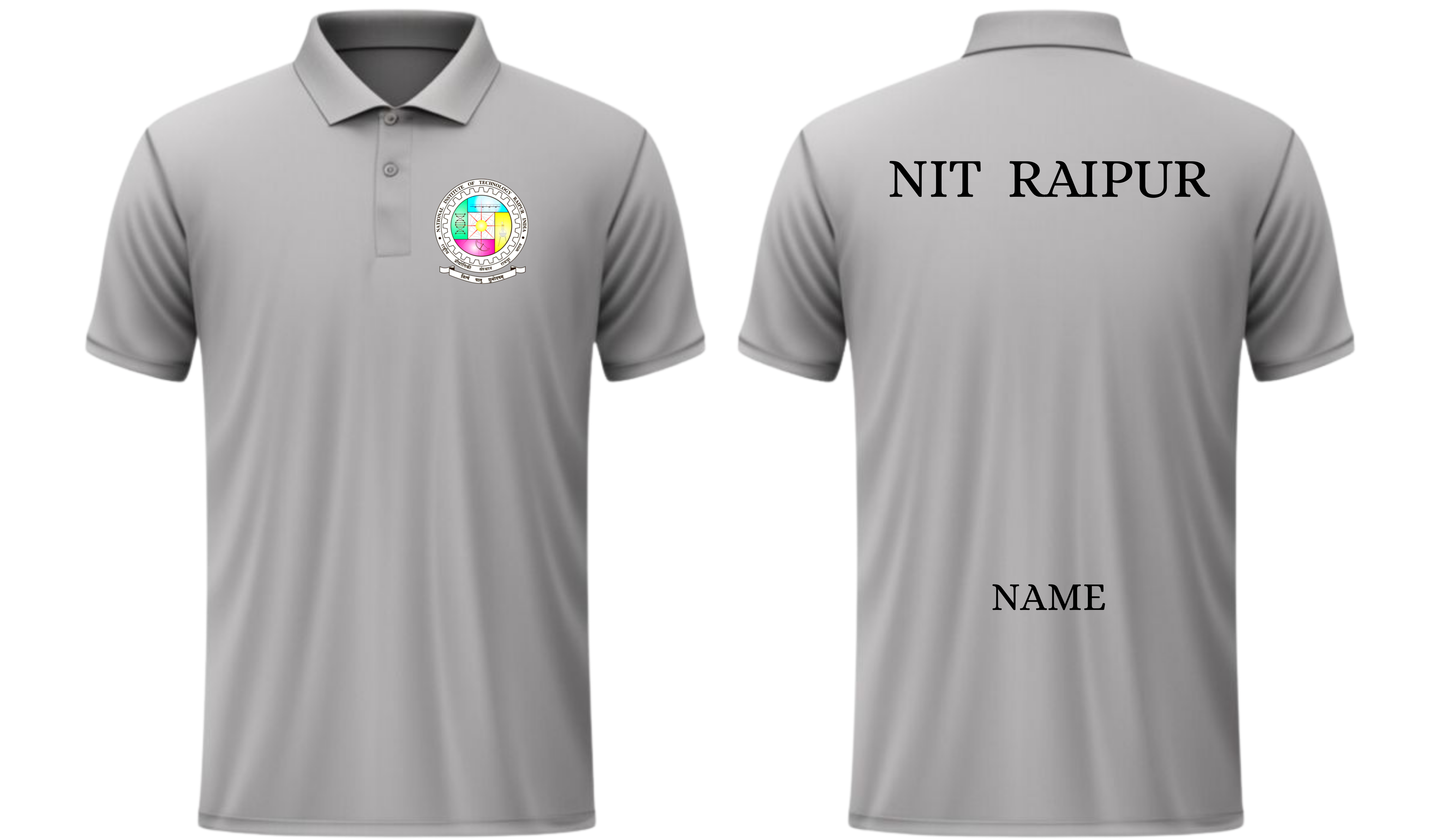 NIT Raipur POLO T-SHIRT Classic Design ( Ak design )