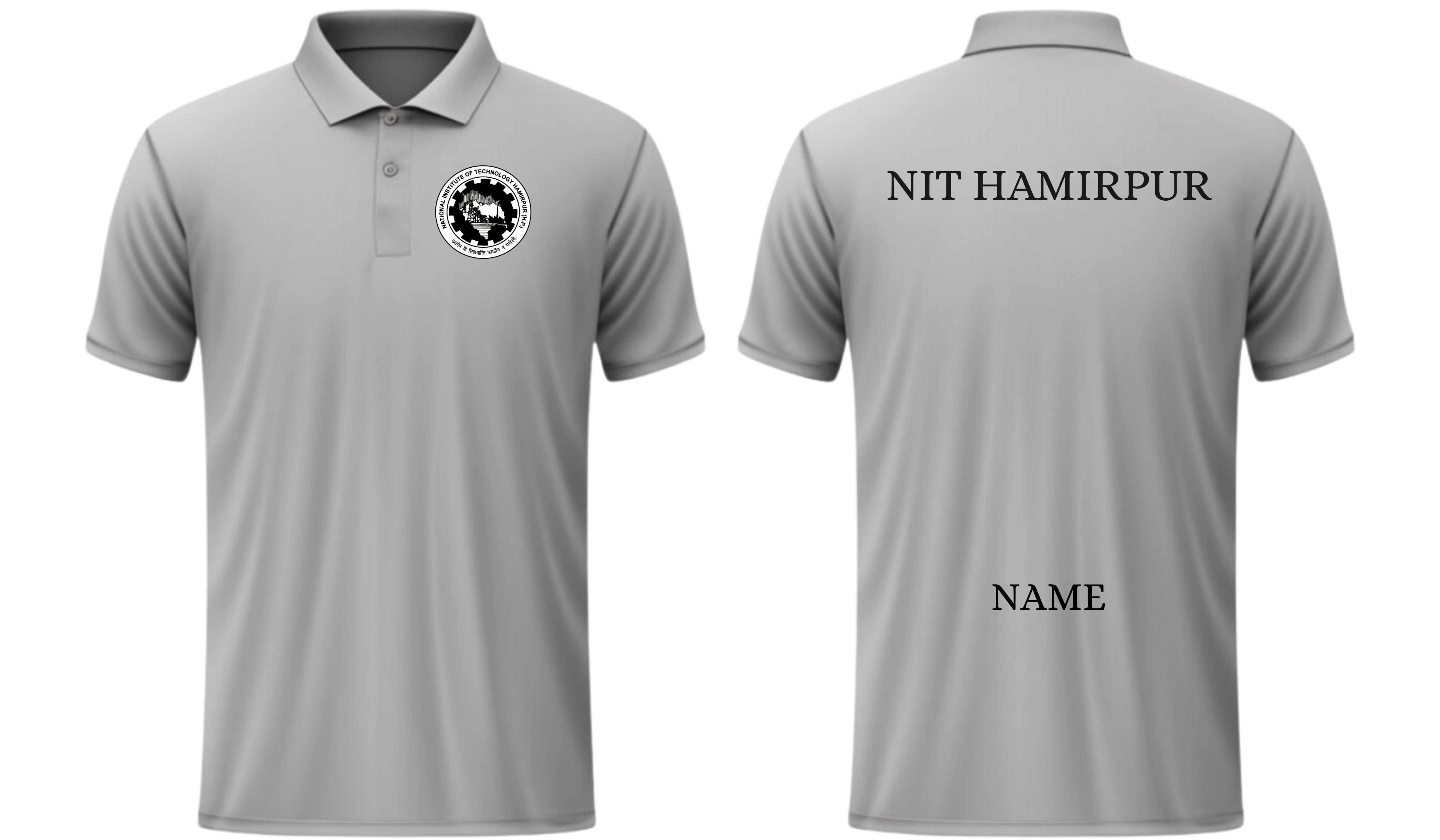 NIT Hamirpur POLO T-SHIRT Classic Design ( Ak design )
