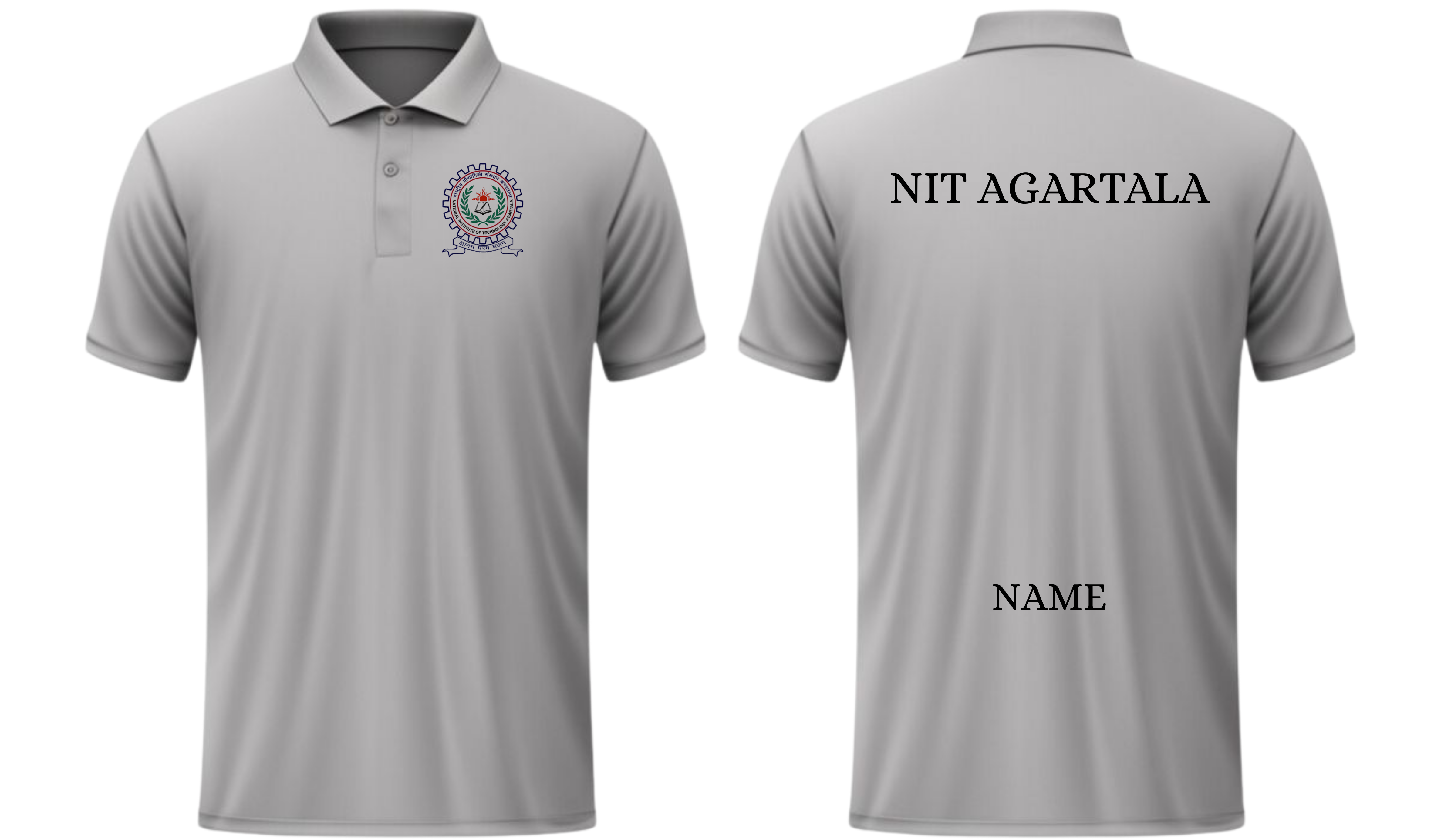 NIT Agartala POLO T-SHIRT Classic Design ( Ak design )