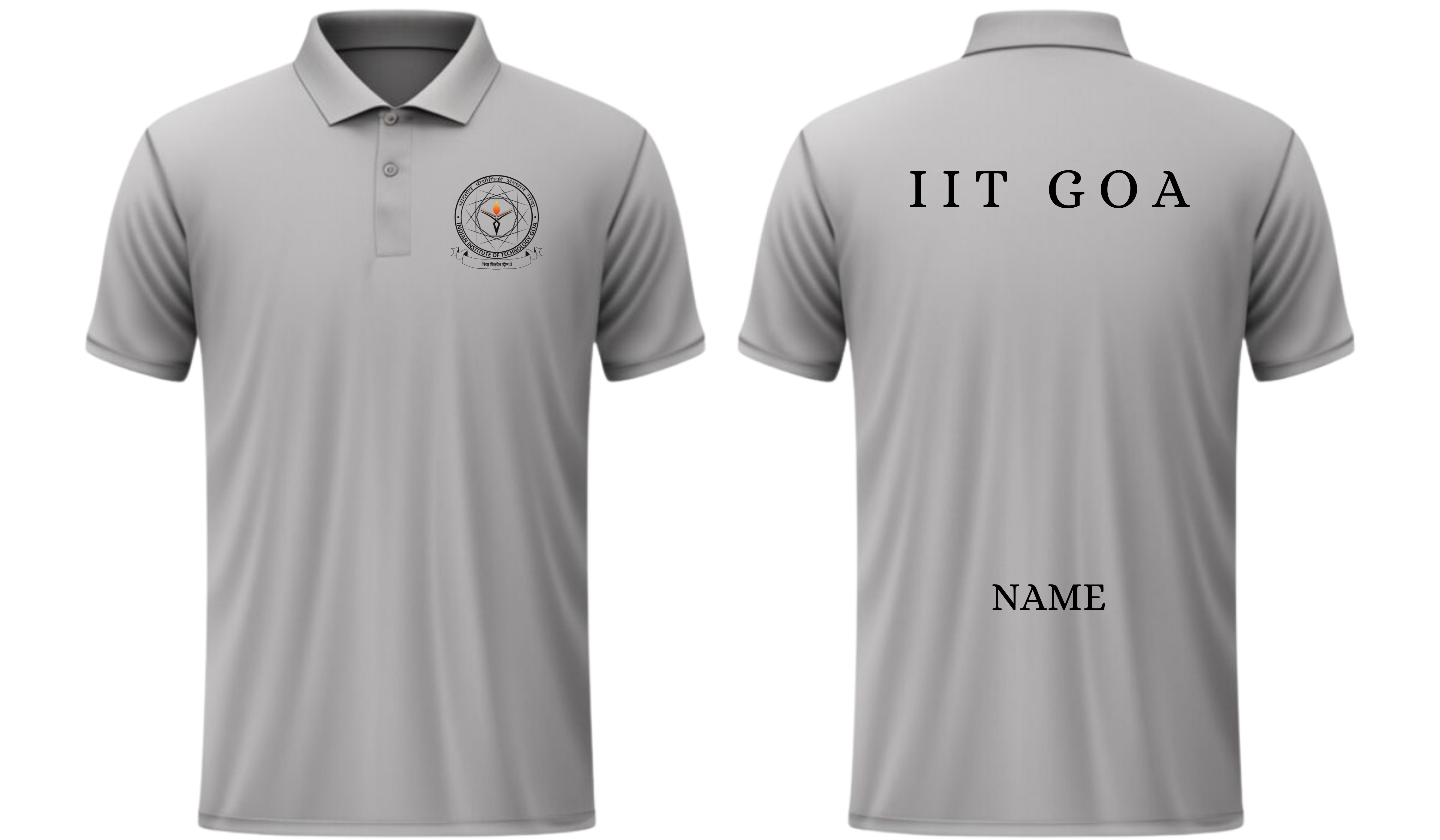 IIT GOA POLO T-SHIRT Classic Design ( Ak design )