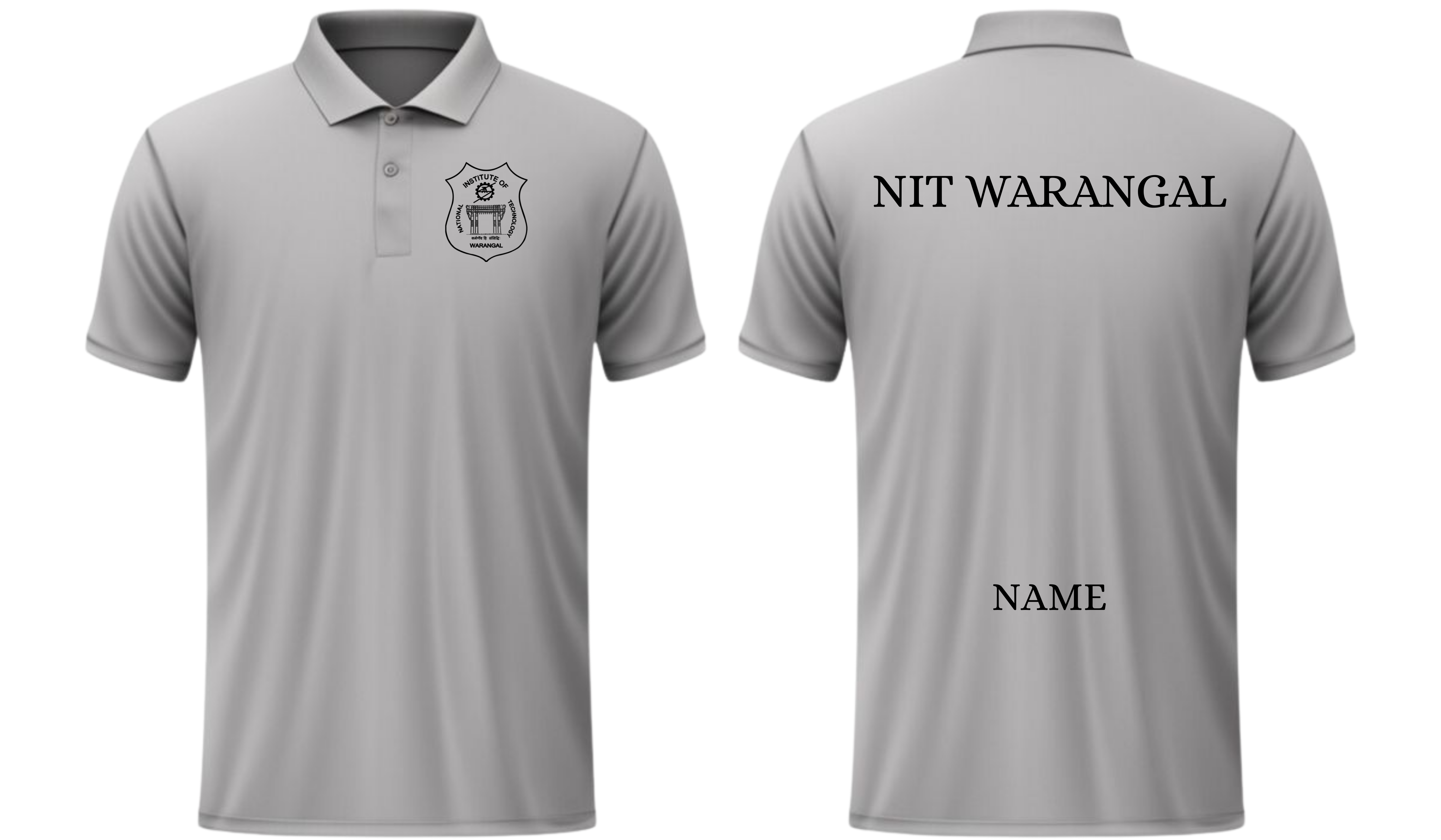 NIT Warangal POLO T-SHIRT Classic Design ( Ak design )