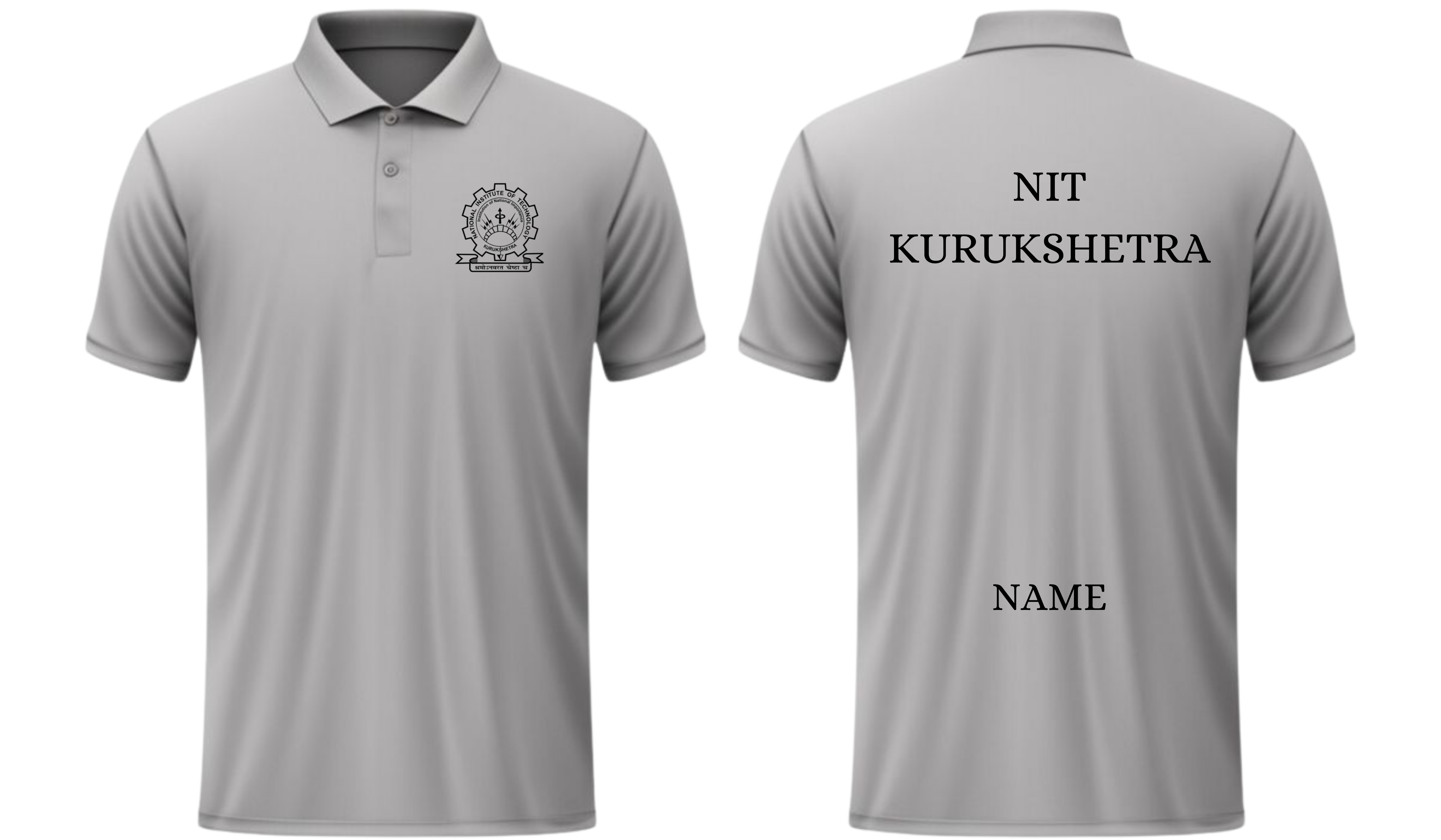 NIT Kurukshetra POLO T-SHIRT Classic Design ( Ak design )