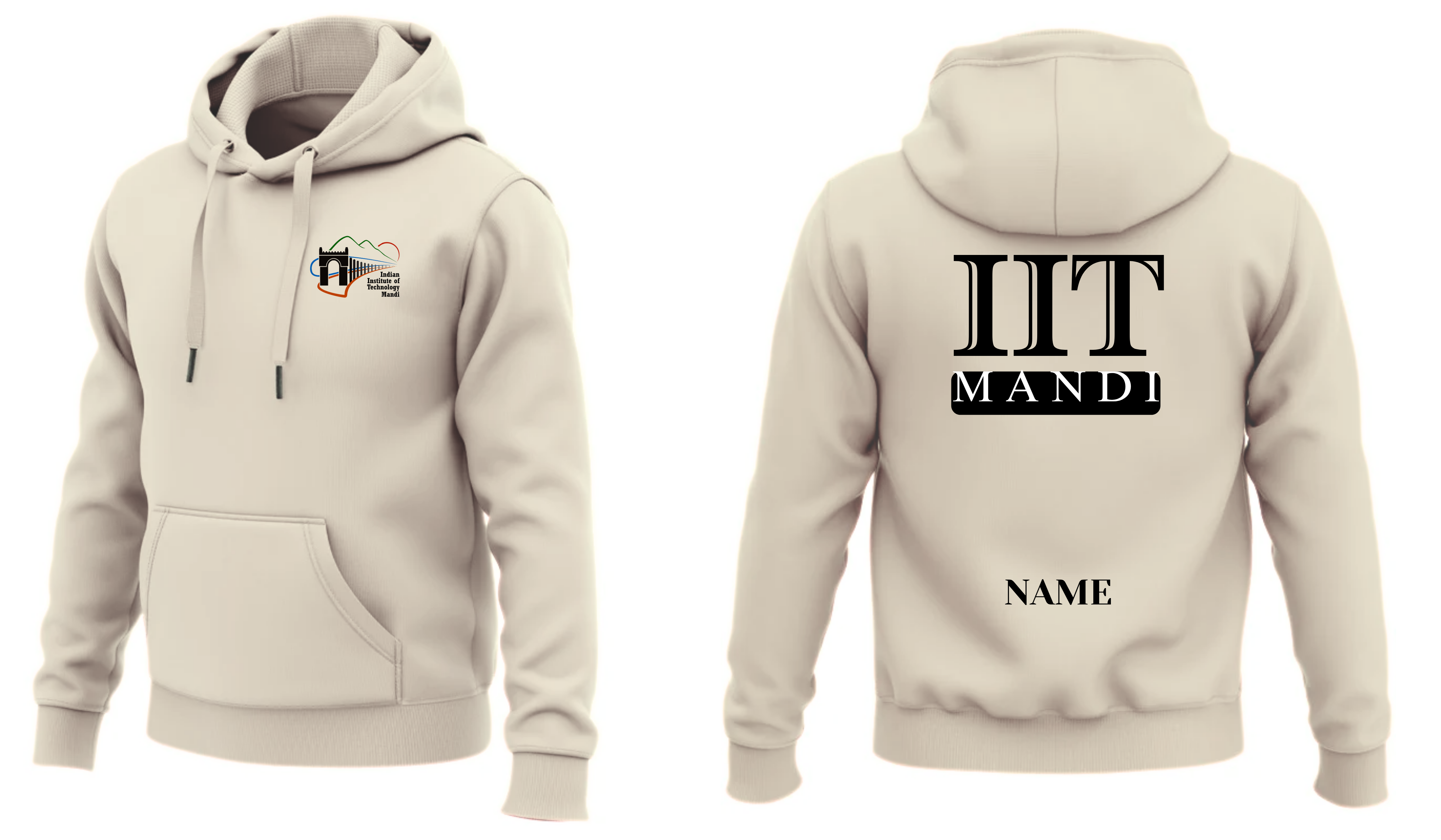 IIT MANDI Hoodies Classic Design 3 ( Ak Design )