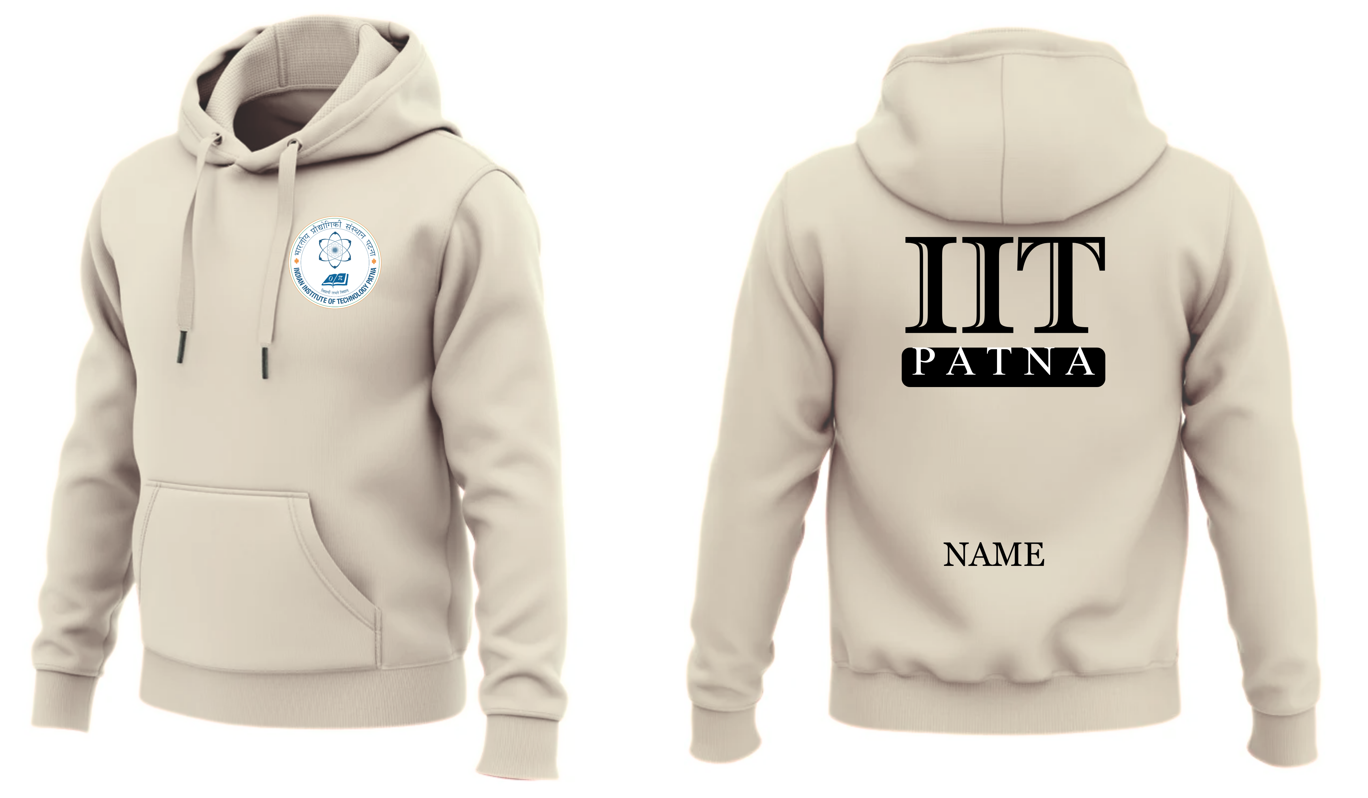 IIT PATNA Hoodies Classic Design 3 ( Ak Design )
