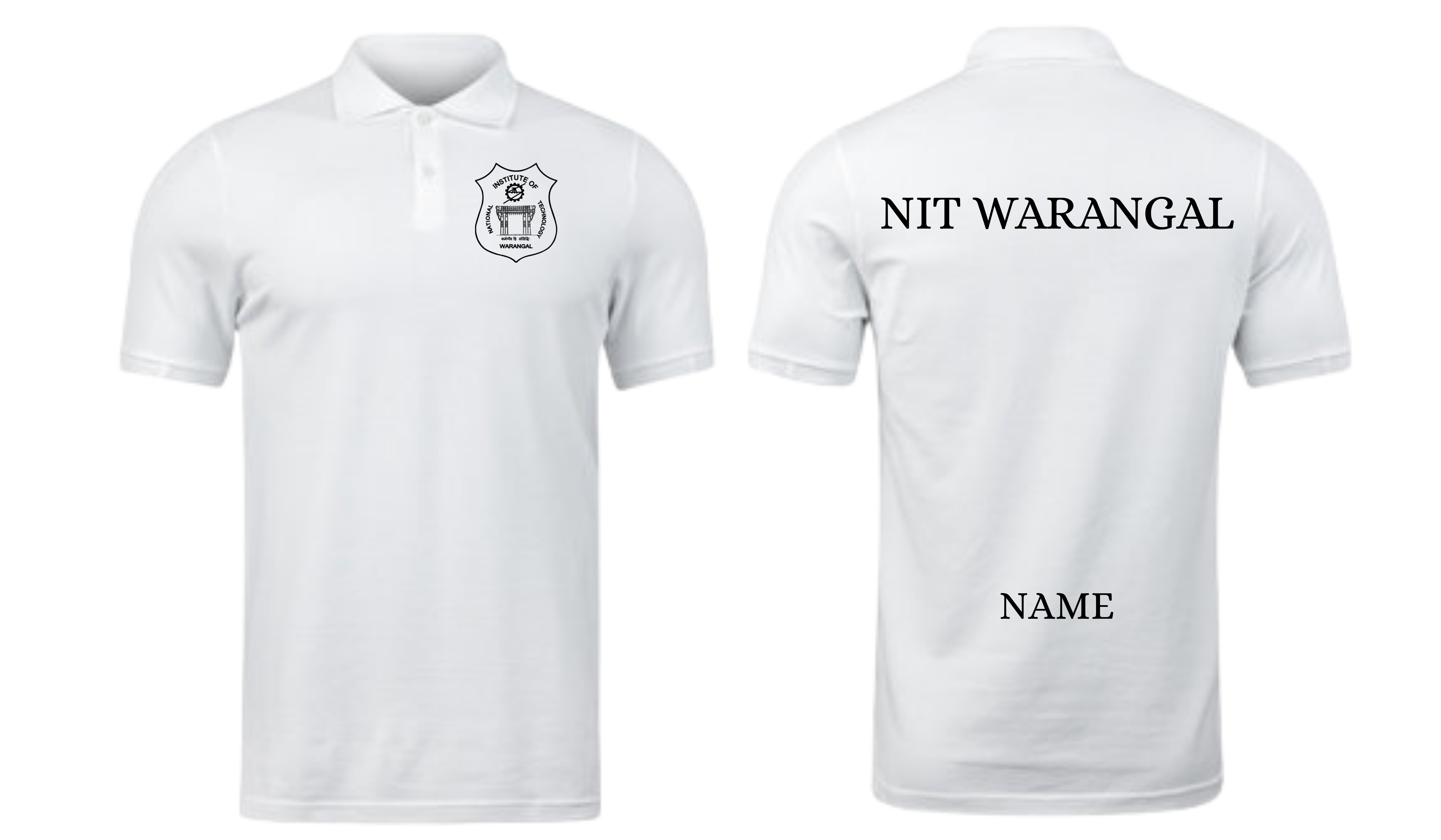 NIT Warangal POLO T-SHIRT Classic Design ( Ak design )
