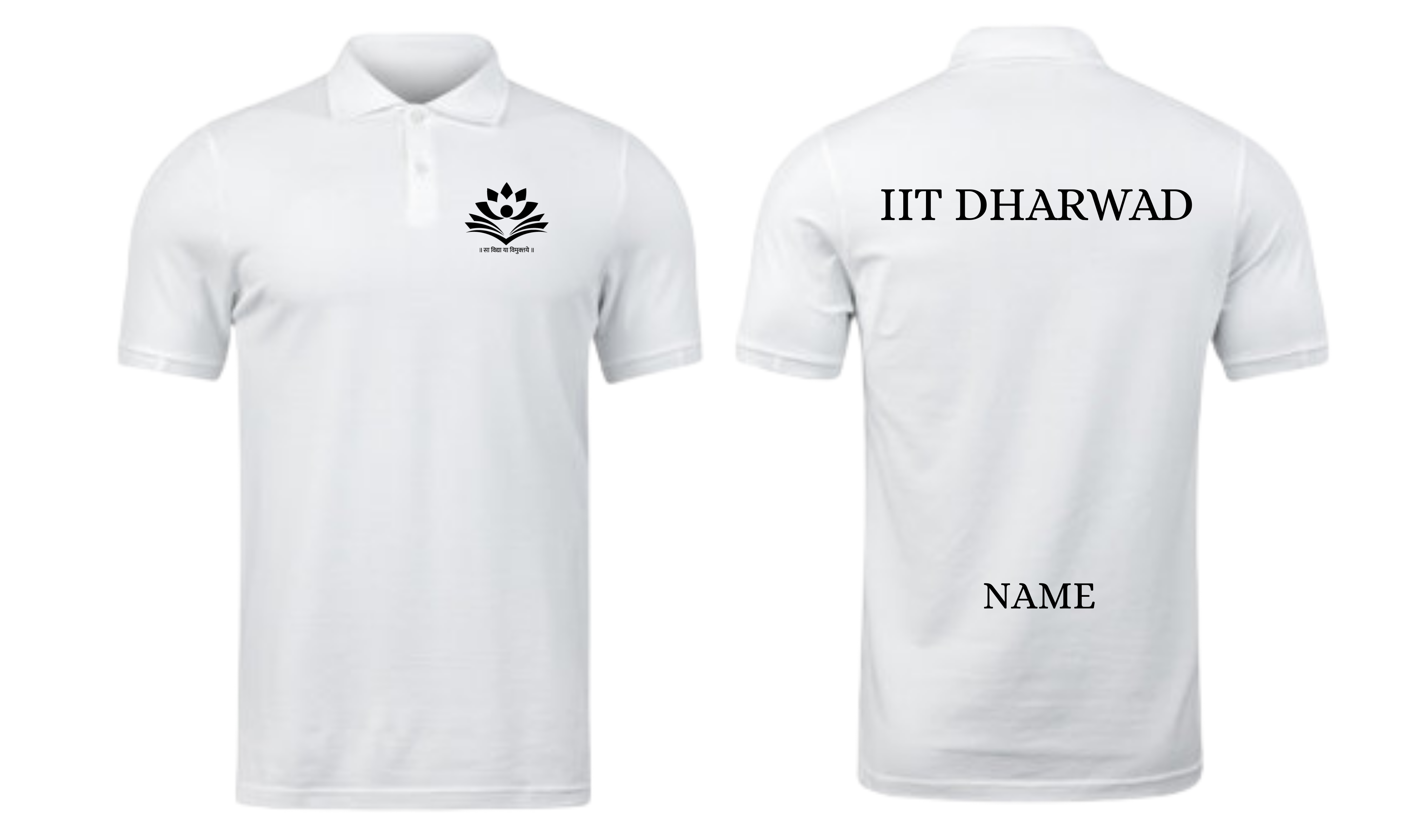 IIT Dharwad POLO T-SHIRT Classic Design ( Ak design )