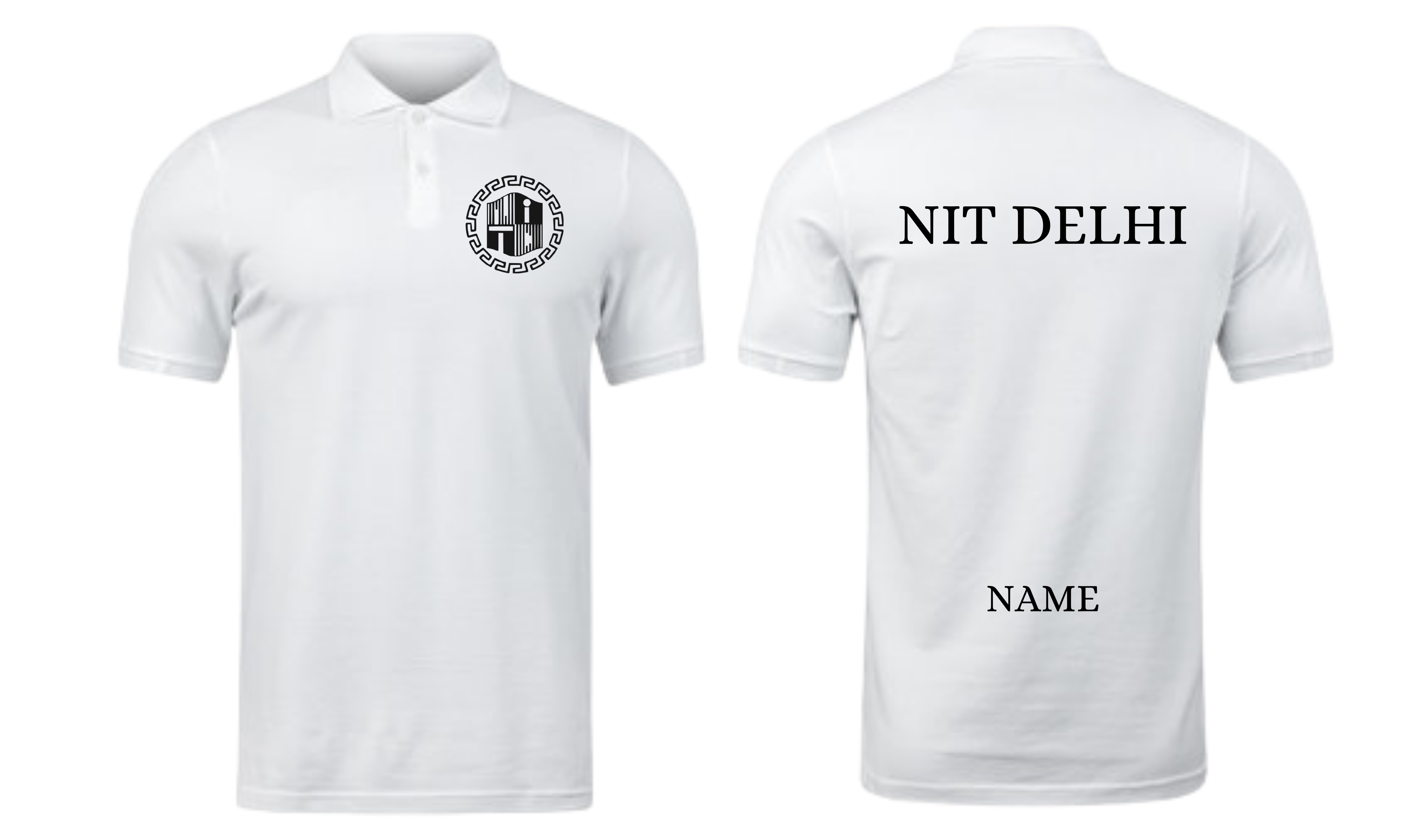 NIT DELHI POLO T-SHIRT Classic Design ( Ak design )