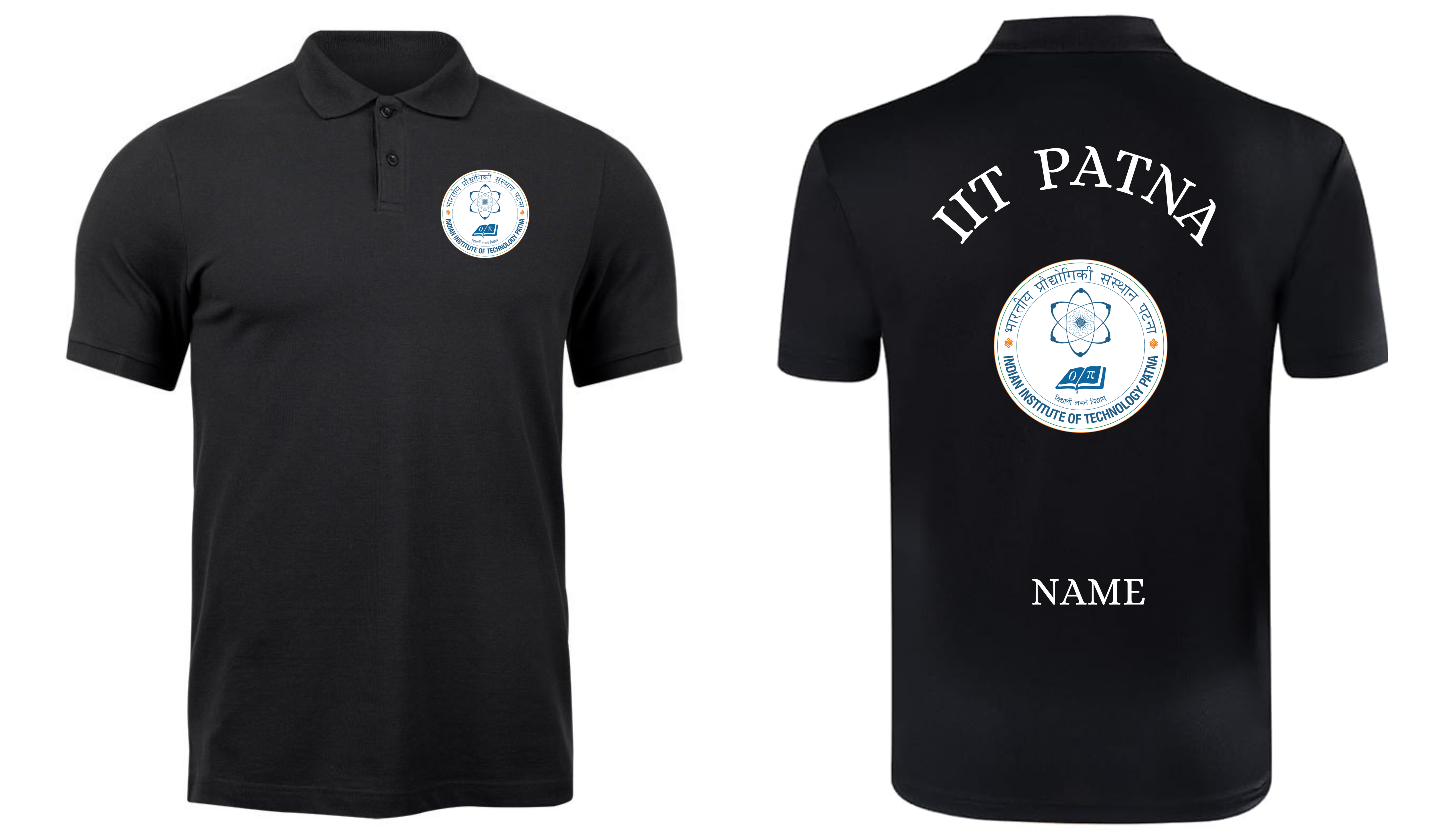 IIT PATNA POLO T-SHIRT Classic Design 1 ( CAMPUSCART Design )
