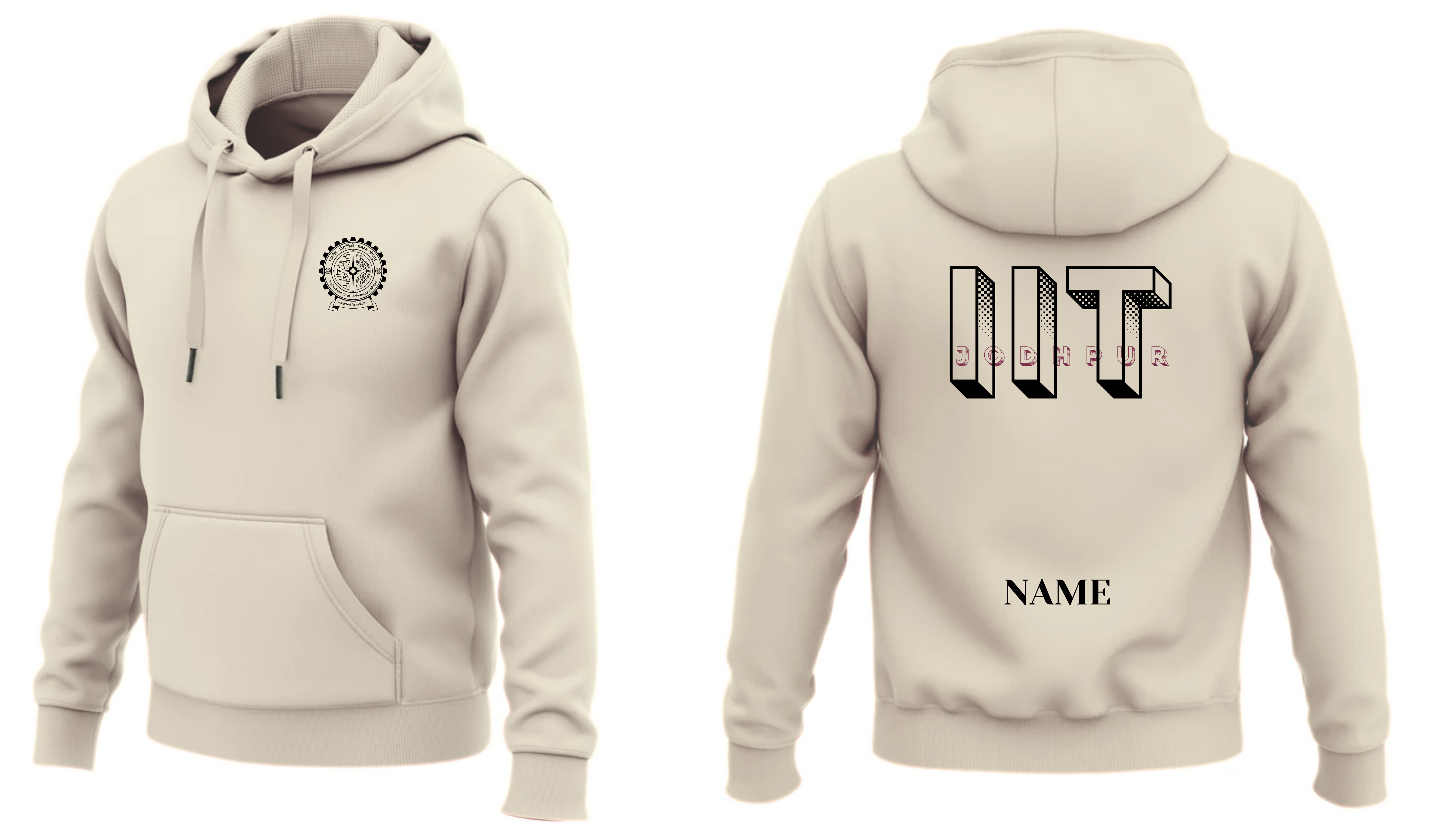 IIT JODHPUR Hoodies Classic Design 4 ( Ak Design)
