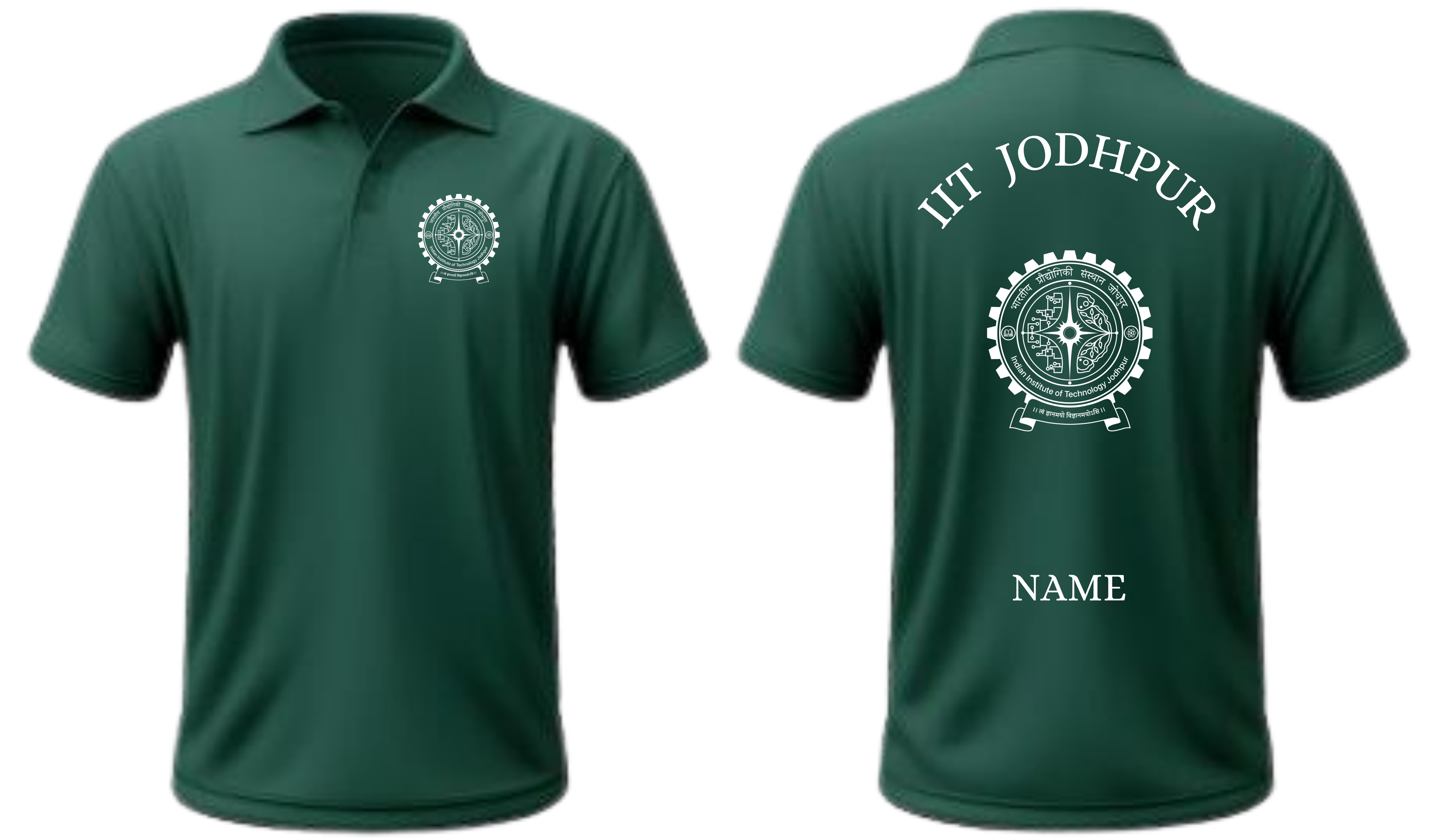 IIT JODHPUR POLO T-SHIRT Classic design 1 ( CampusCart Design )