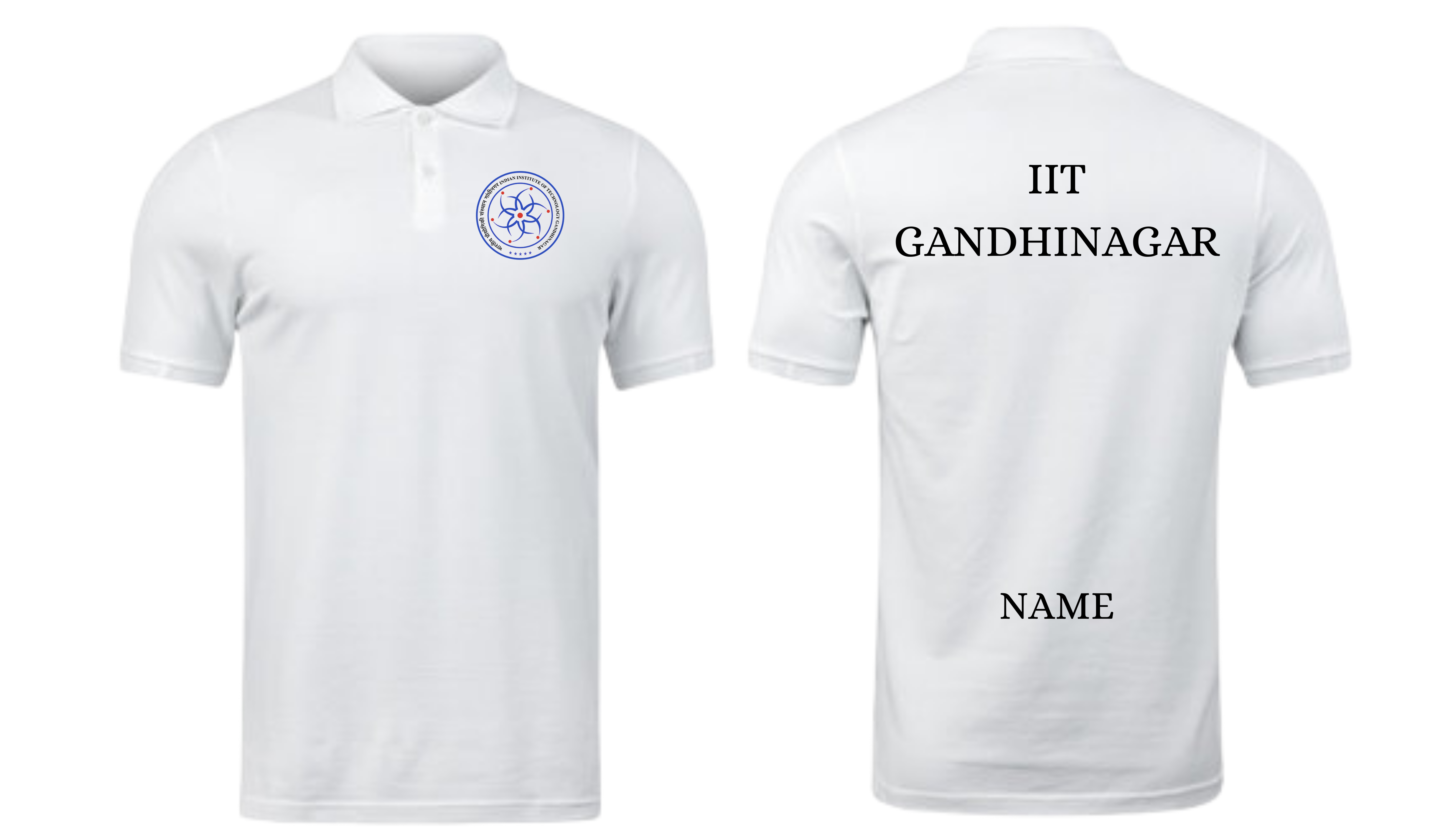IIT Gandhinagar POLO T-SHIRT Classic Design ( Ak design )