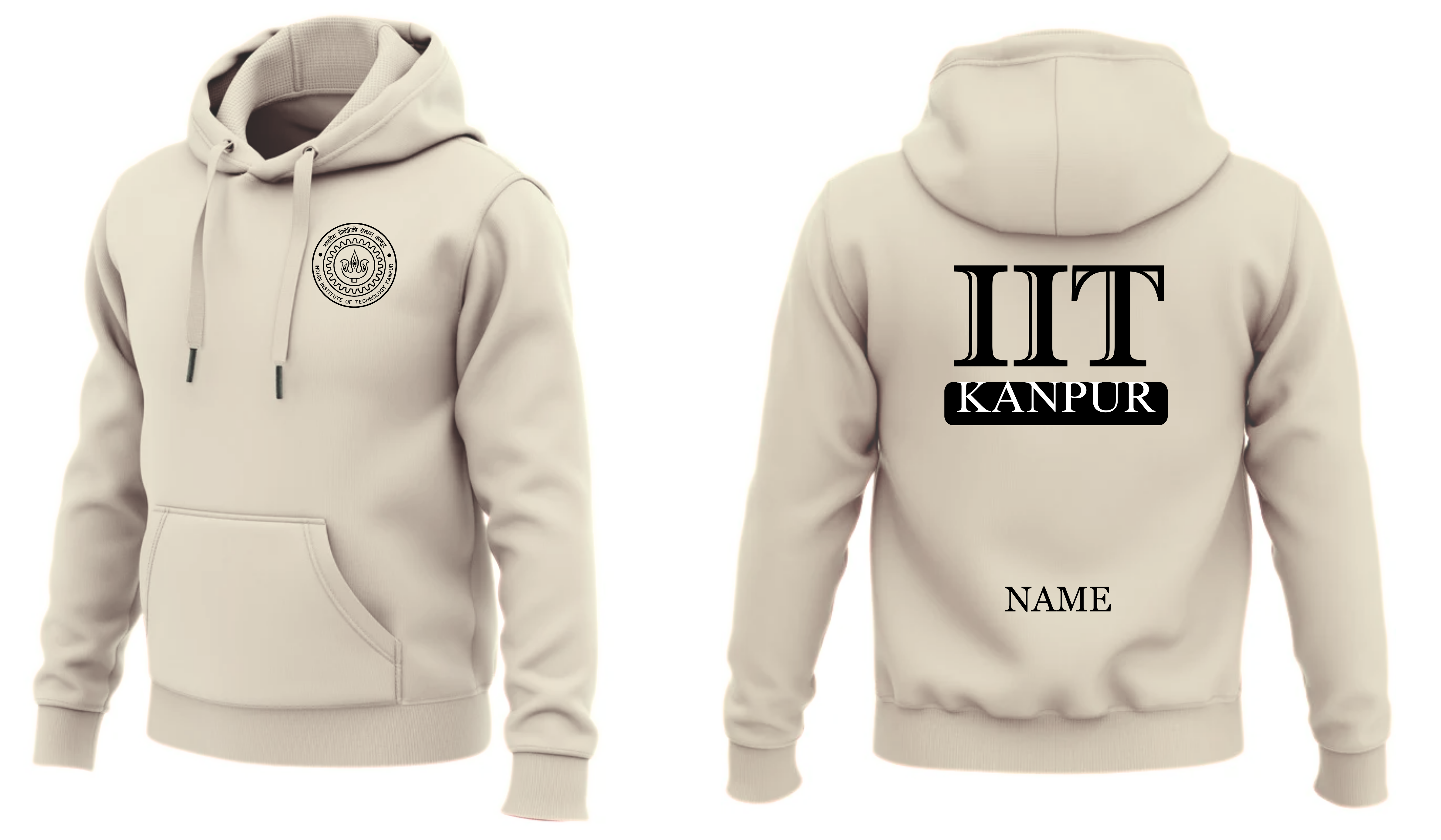 IIT KANPUR Hoodies Classic Design 3 ( Ak Design )