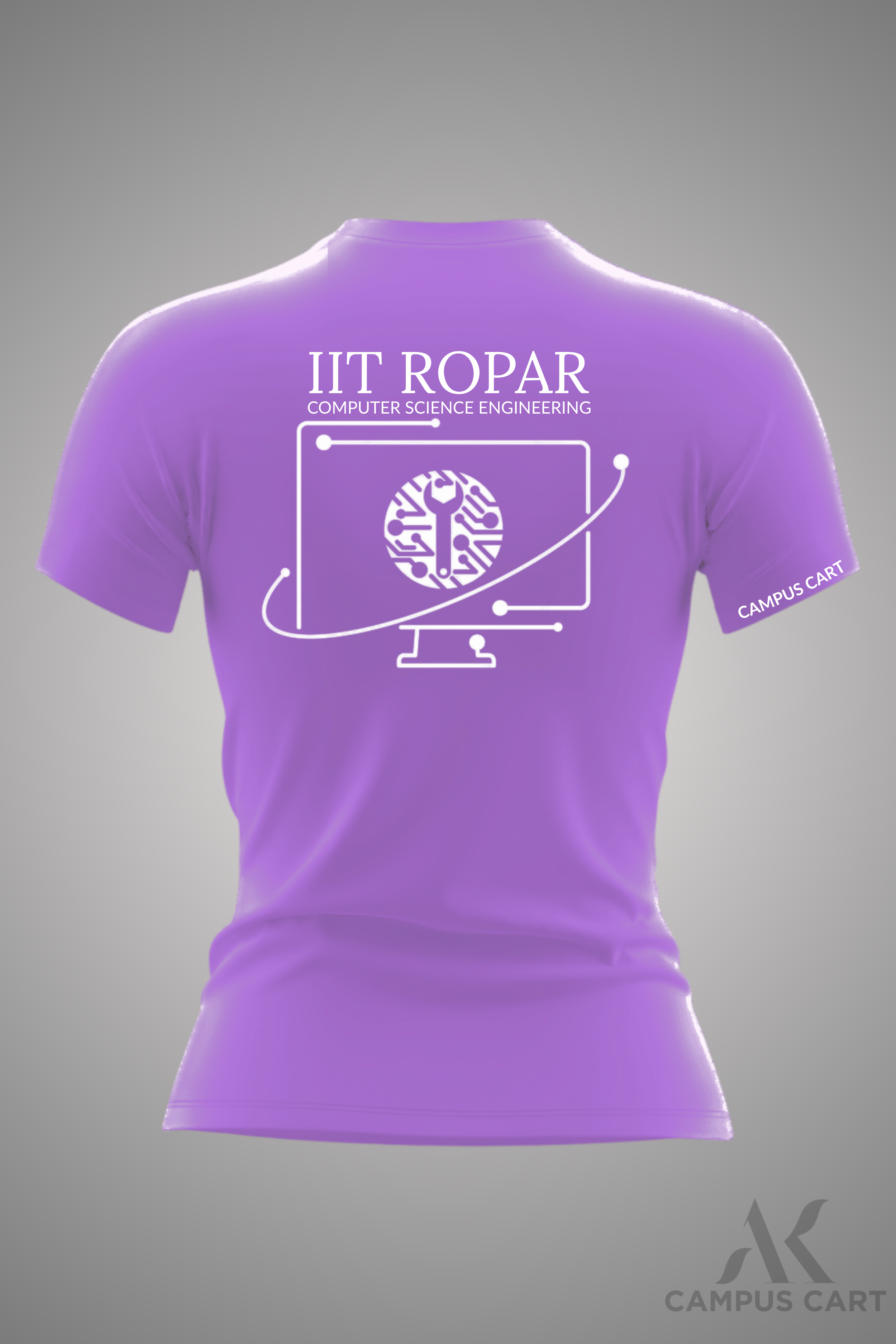 IIT Ropar Normal T-Shirt For Girls( Computer Science Engineering )