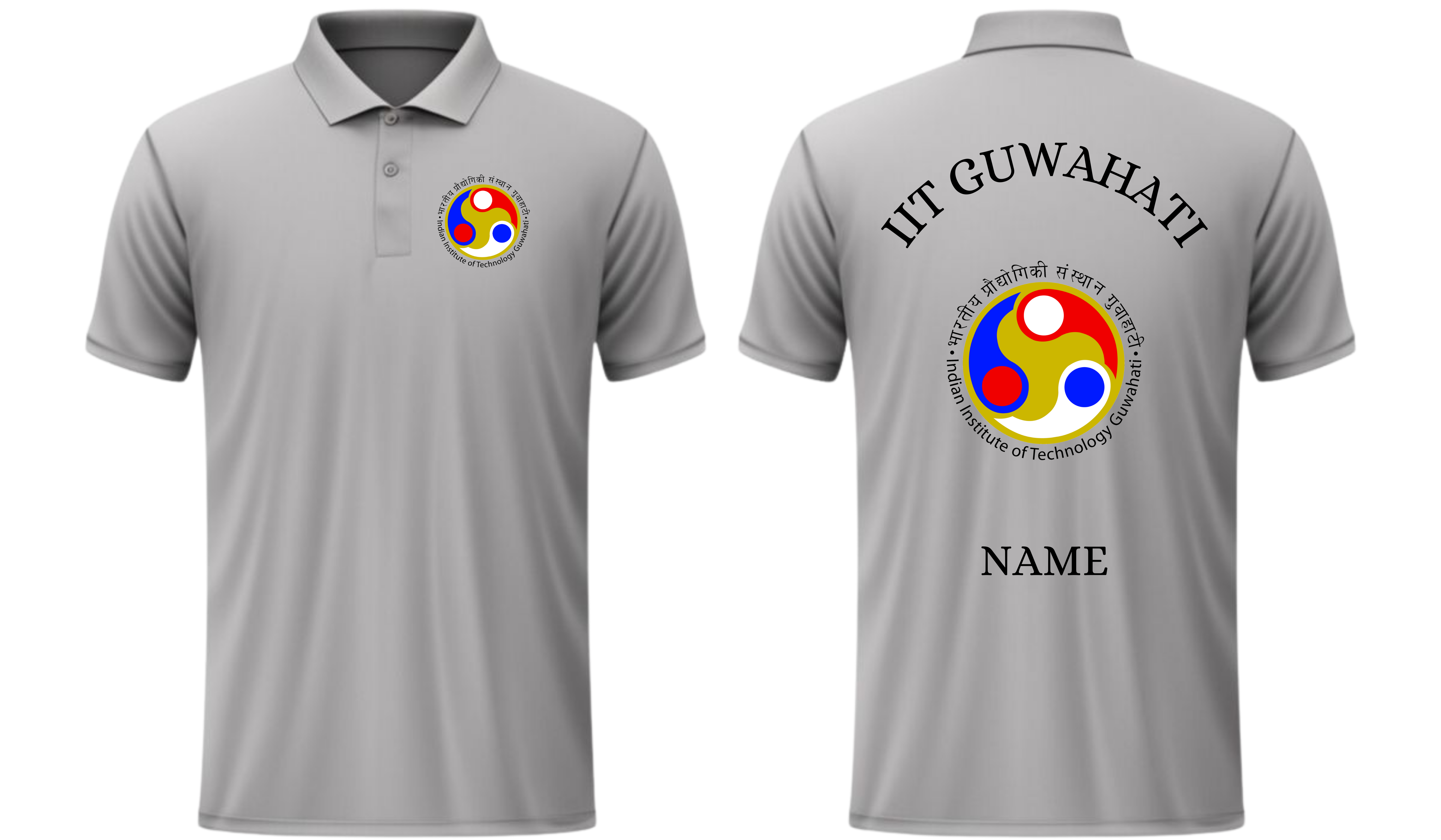 IIT GUWAHATI POLO T-SHIRT Classic Design 1 (CAMPUSCART DESIGN )