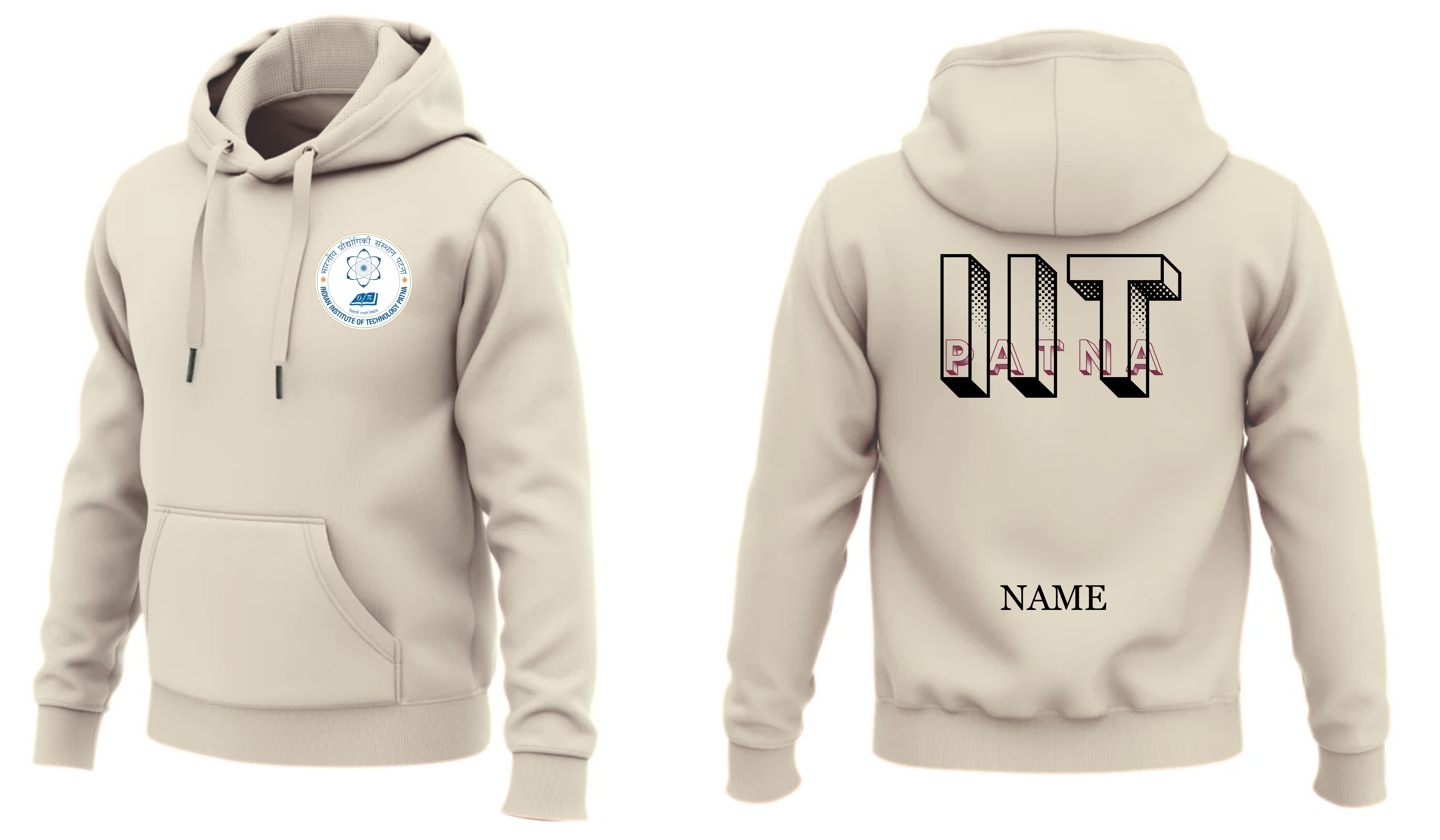IIT PATNA Hoodies Classic Design 4 ( Ak Design )
