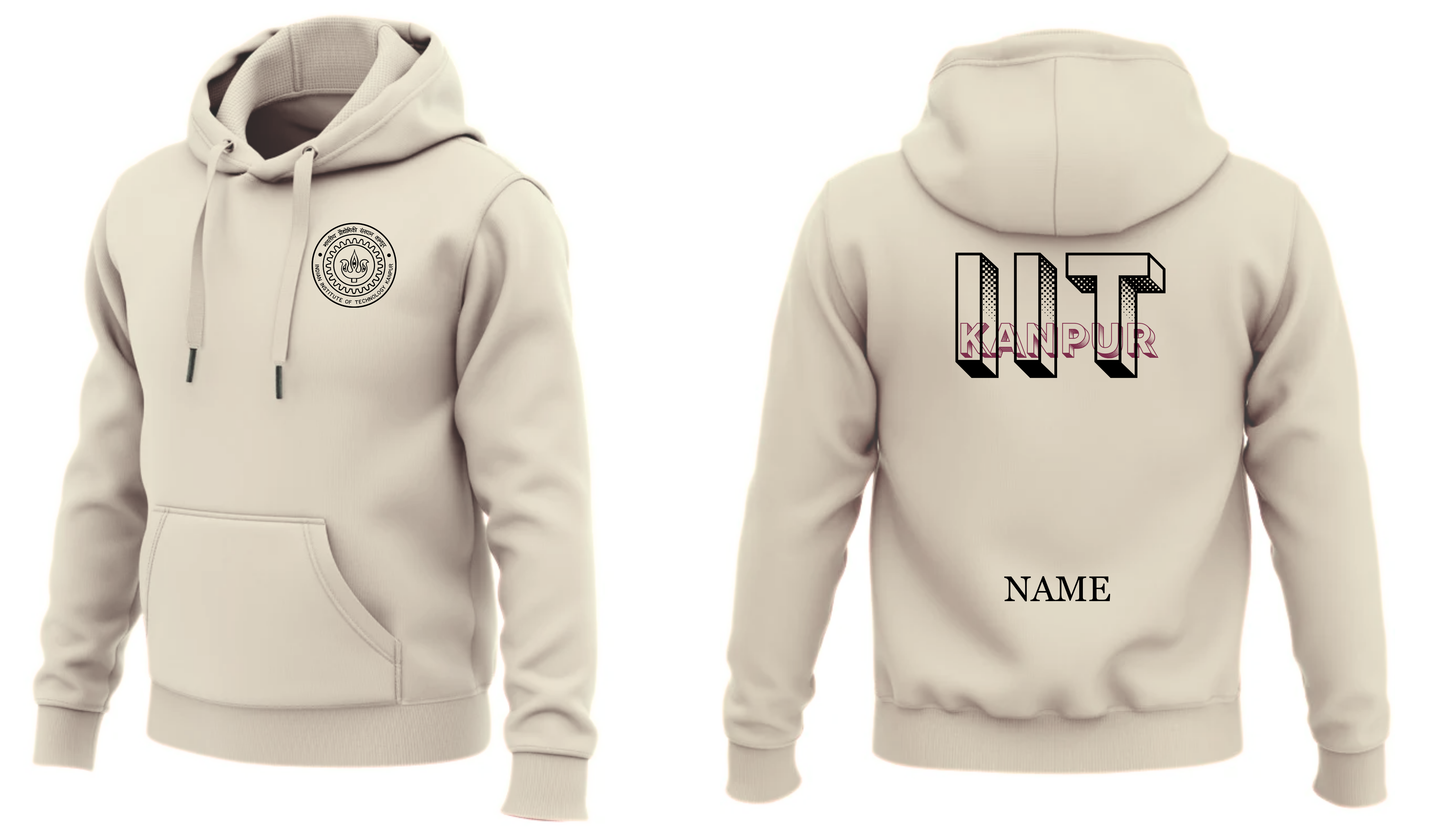 IIT KANPUR Hoodies Classic Design 4 ( Ak Design )
