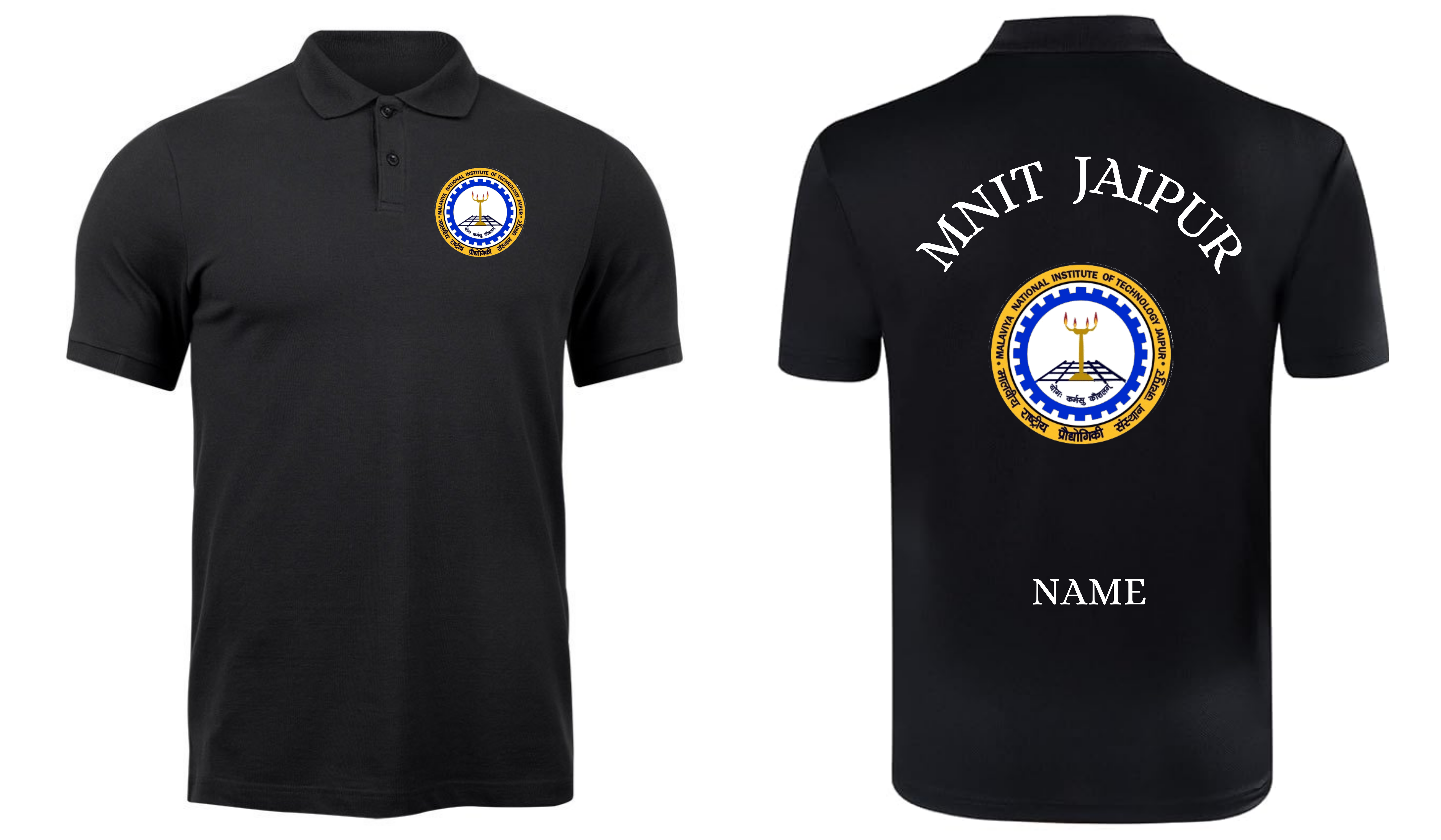 MNIT Jaipur POLO T-SHIRT Classic Design 1 (CAMPUSCART DESIGN )
