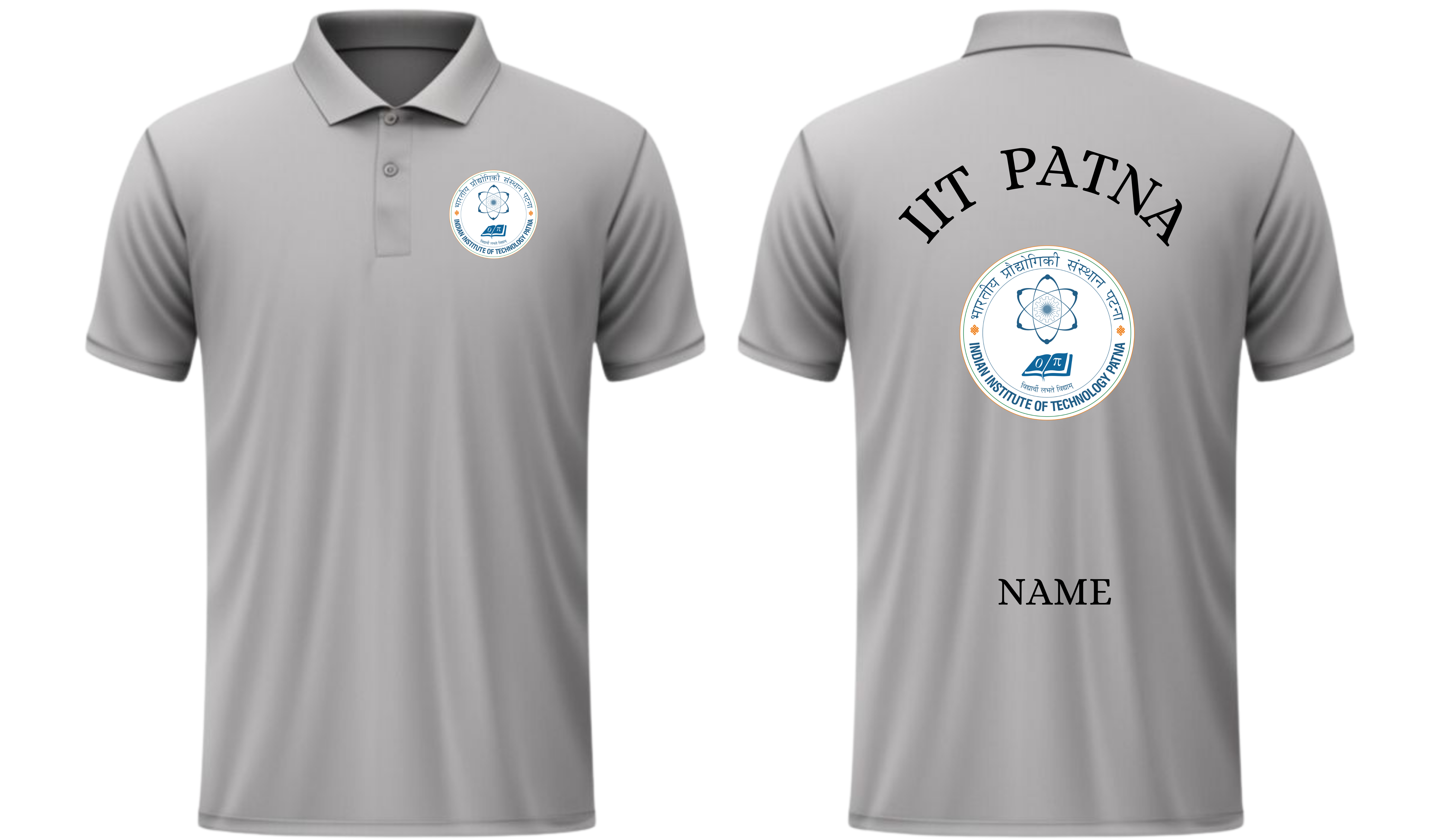 IIT PATNA POLO T-SHIRT Classic Design 1 ( CAMPUSCART Design )