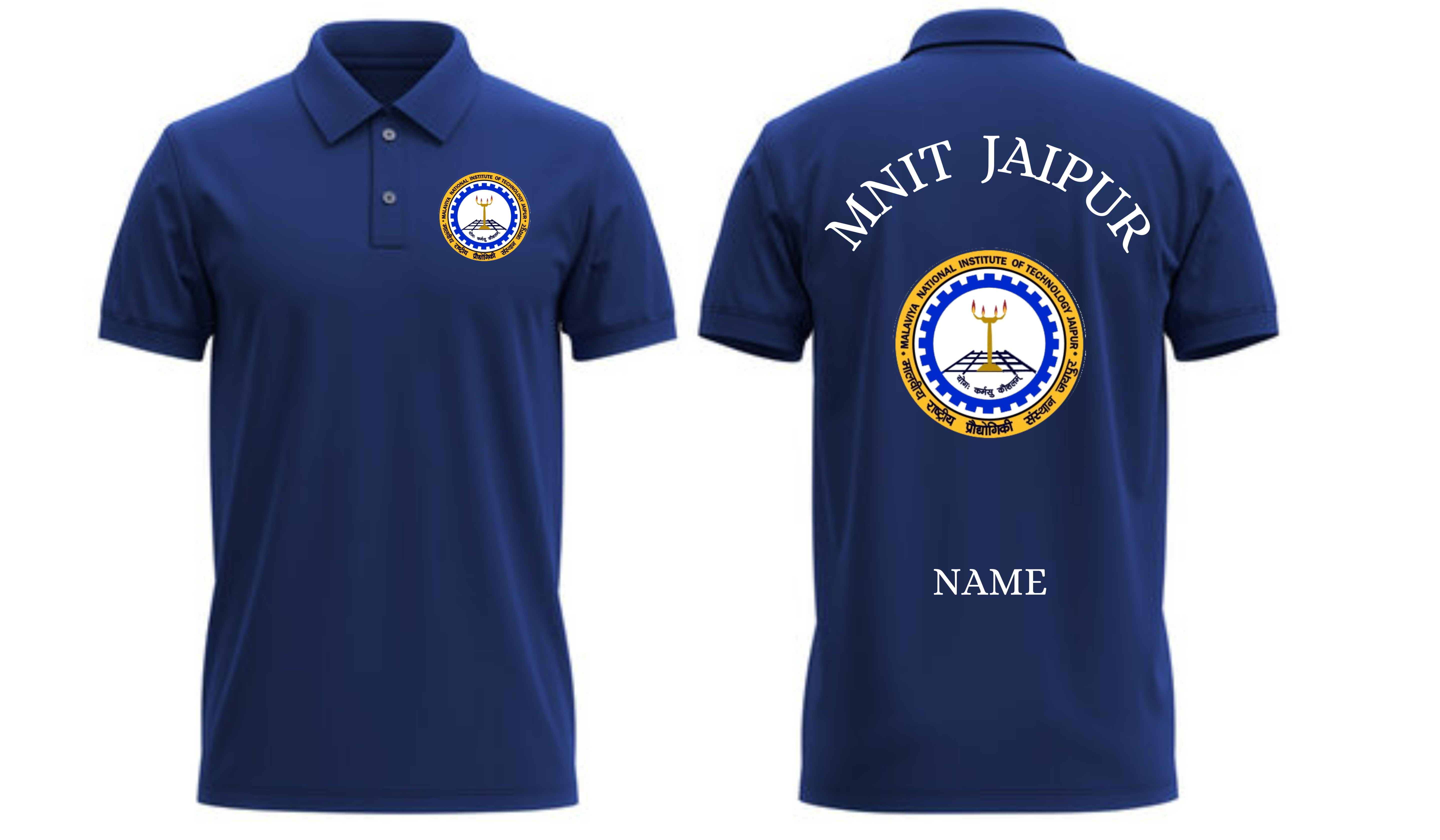 MNIT Jaipur POLO T-SHIRT Classic Design 1 (CAMPUSCART DESIGN )