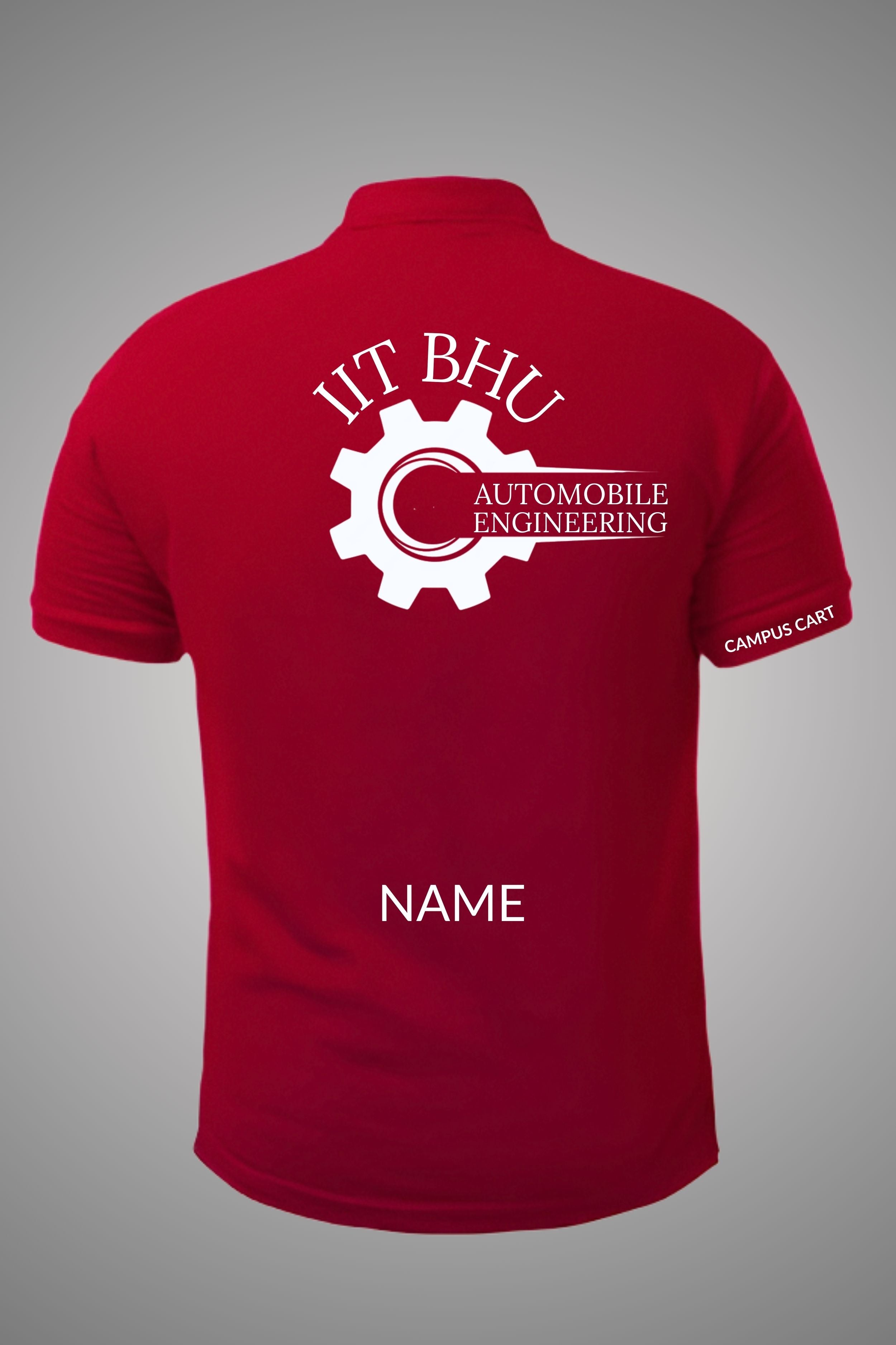 IIT BHU Polo T-Shirt (Automobile Engineering)