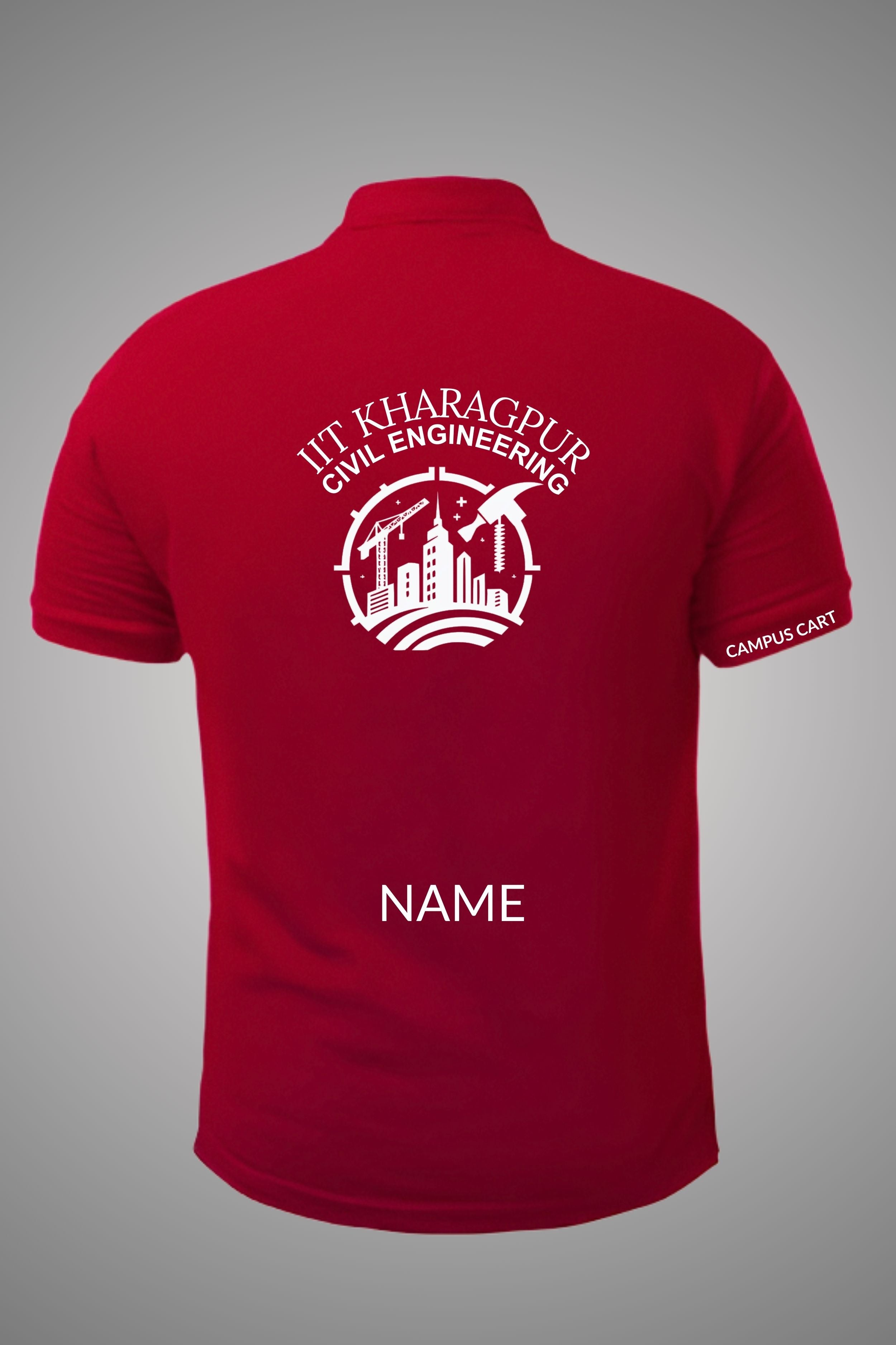 IIT Kharagpur Polo T-Shirt (Civil Engineering)