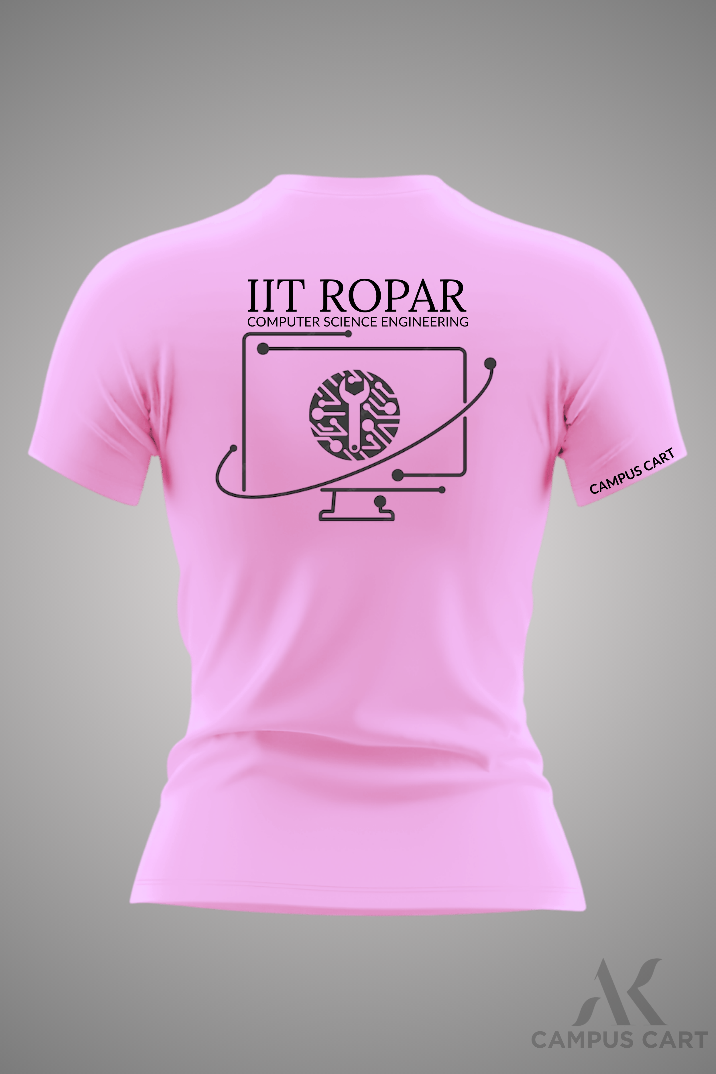 IIT Ropar Normal T-Shirt For Girls( Computer Science Engineering )