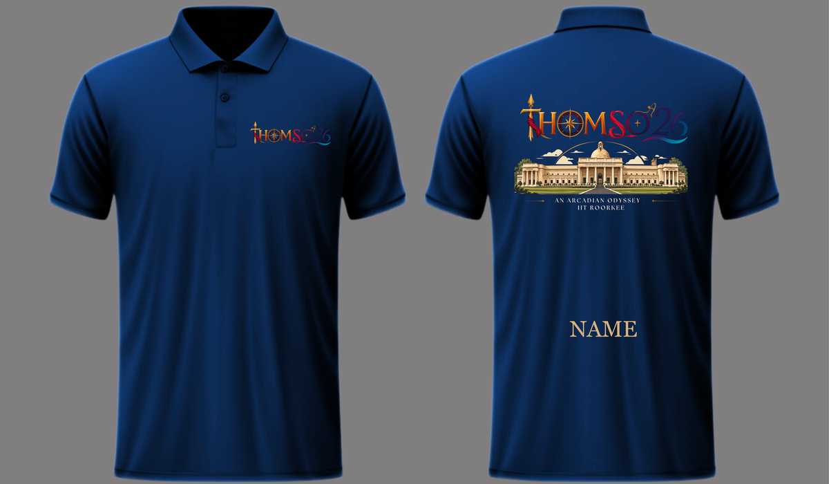 POLO TEES Design 1, THOMSO IIT Roorkee,