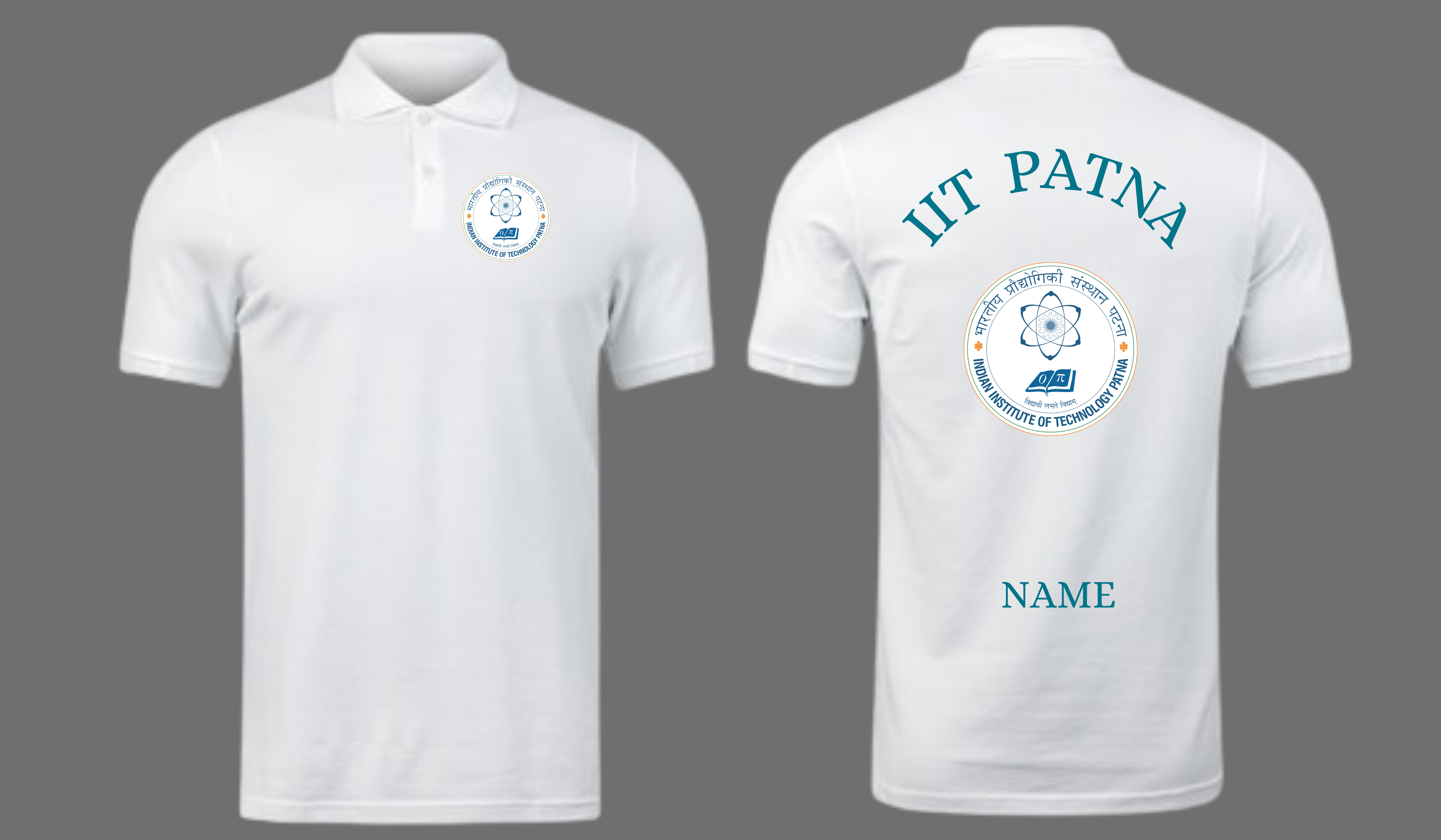 IIT PATNA POLO T-SHIRT Classic Design 1 ( CAMPUSCART Design )