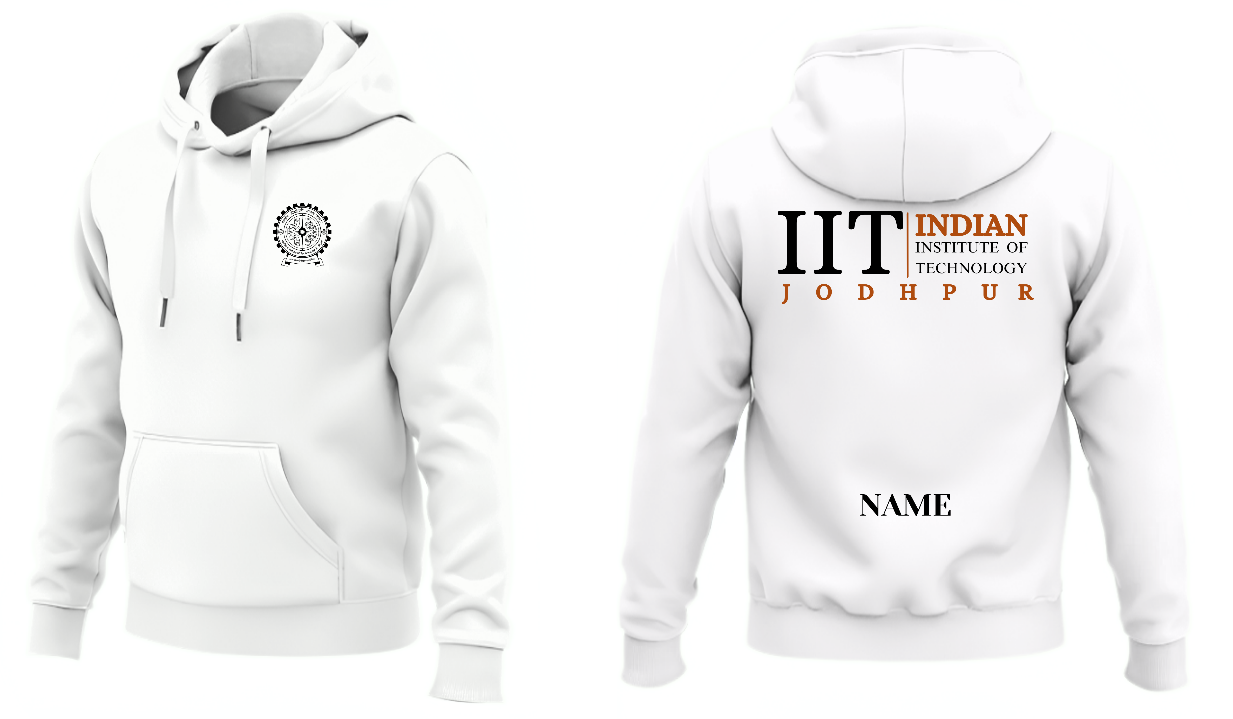 IIT JODHPUR Hoodies Classic Design 2 ( Ak Design)