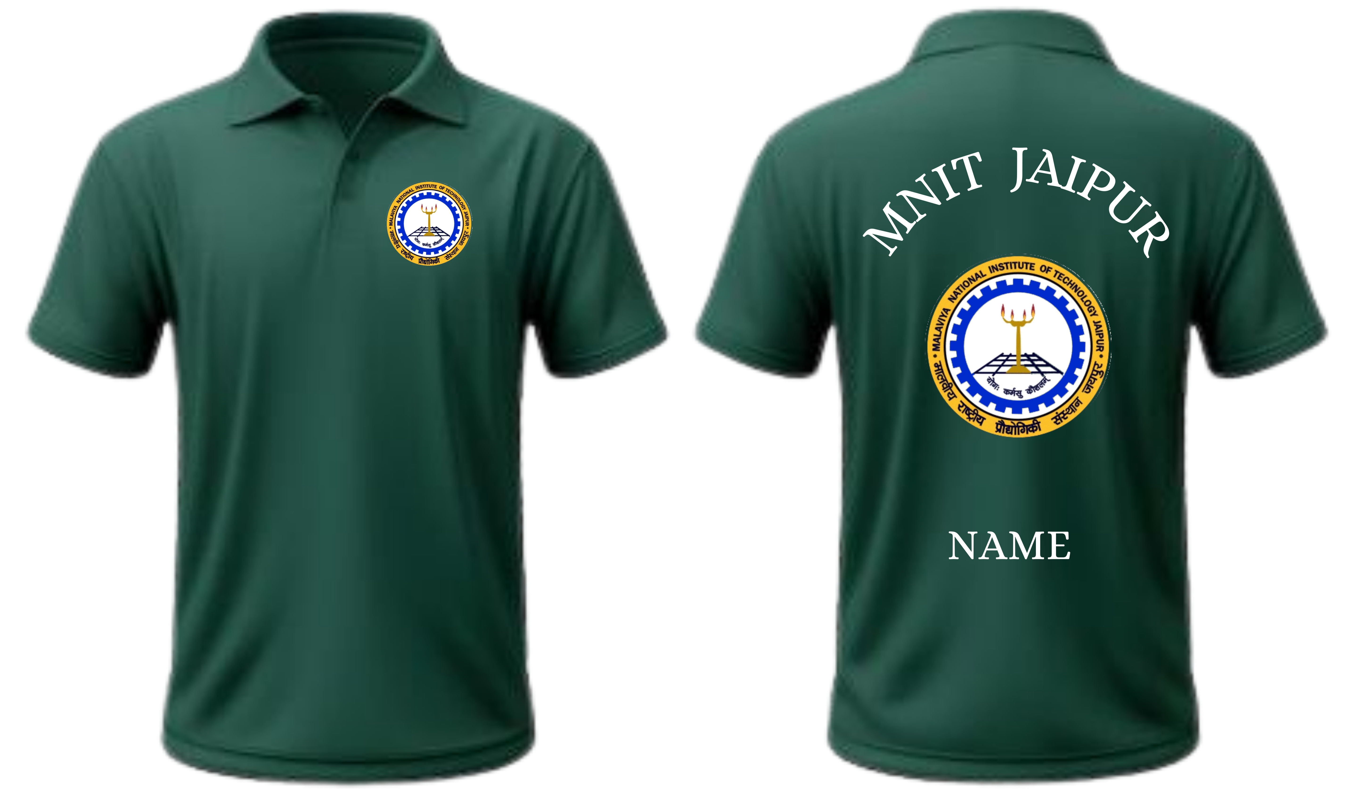 MNIT Jaipur POLO T-SHIRT Classic Design 1 (CAMPUSCART DESIGN )