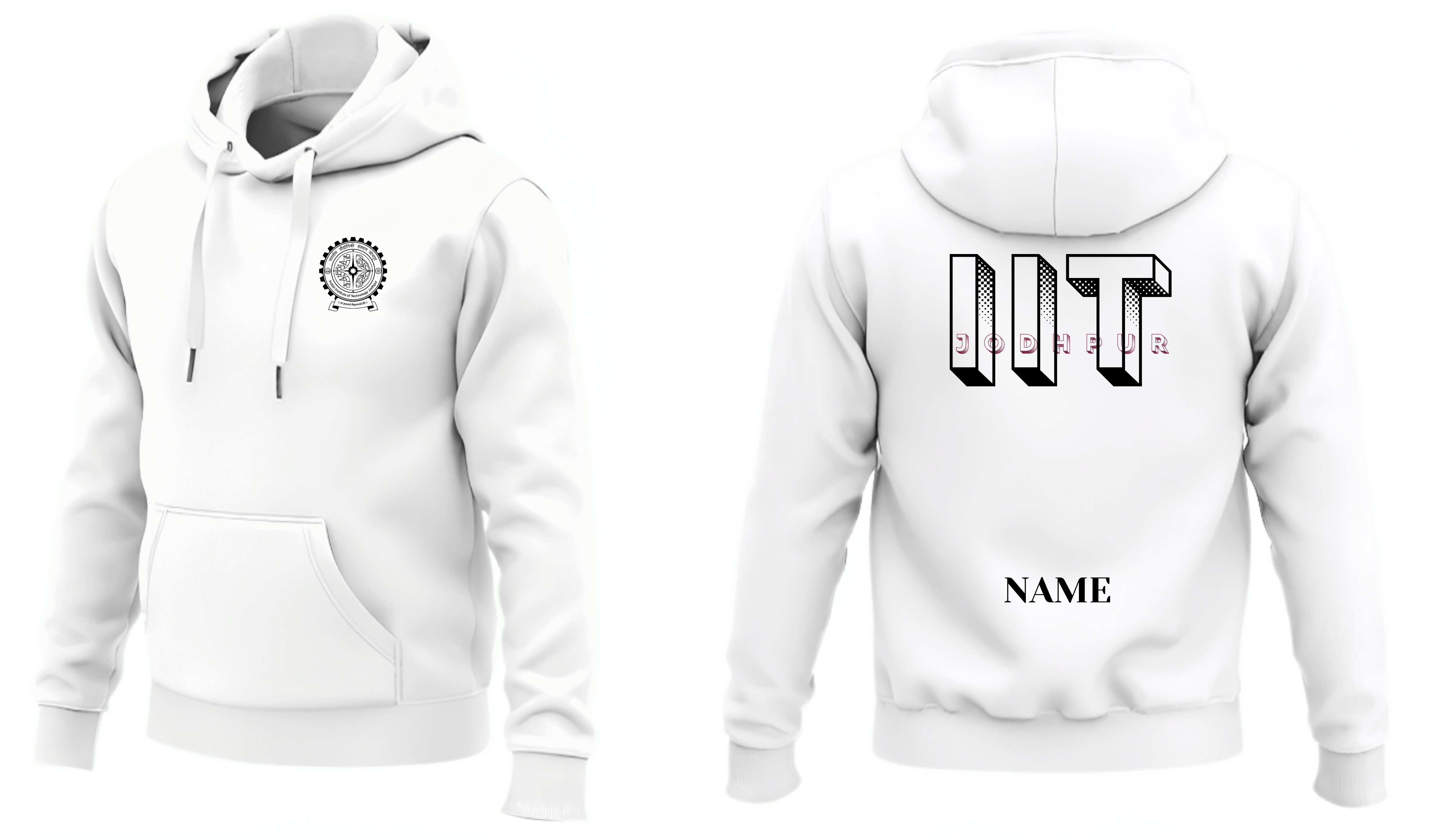 IIT JODHPUR Hoodies Classic Design 4 ( Ak Design)