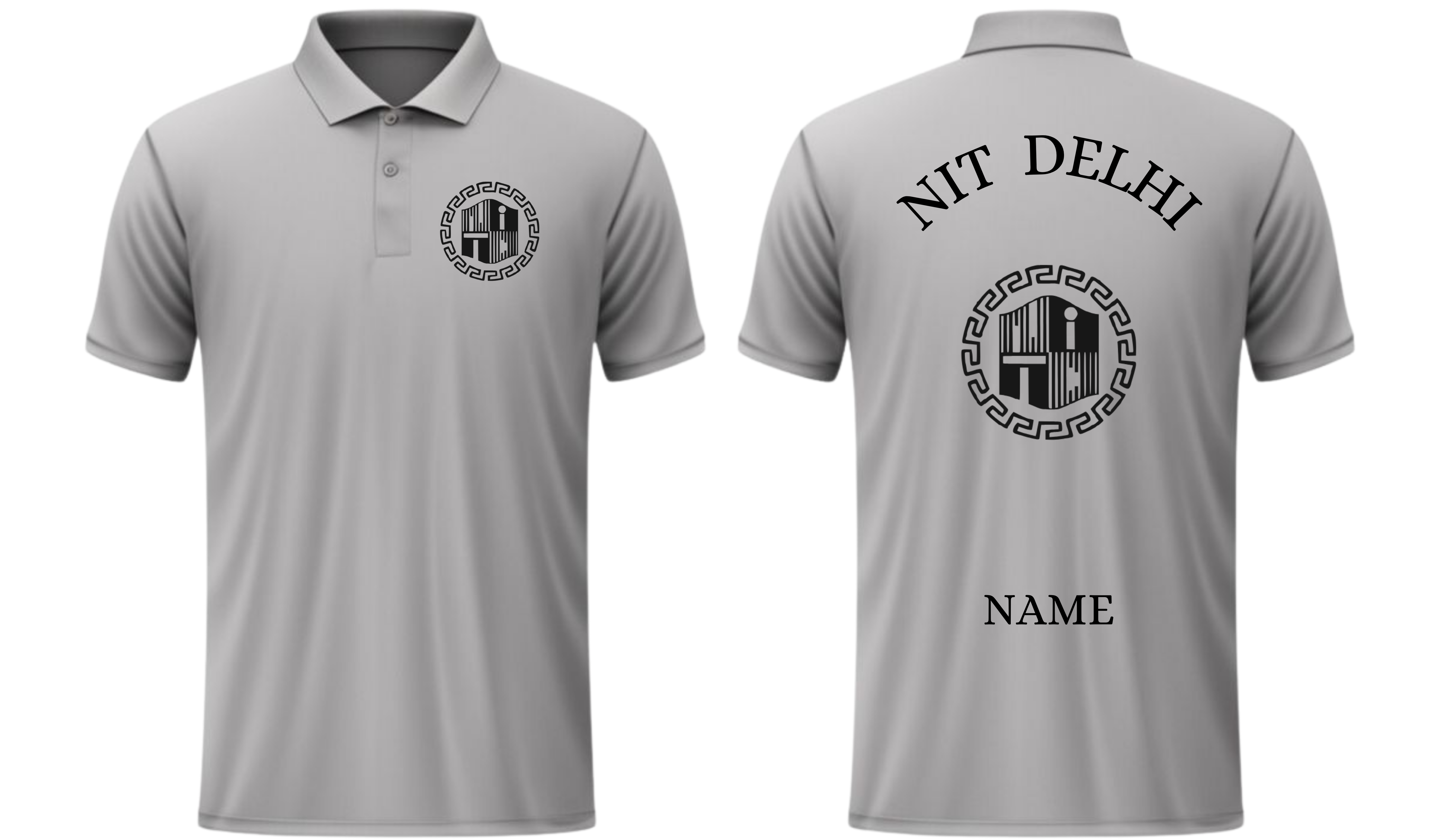NIT DELHI POLO T-SHIRT Classic Design 1 ( Ak design )