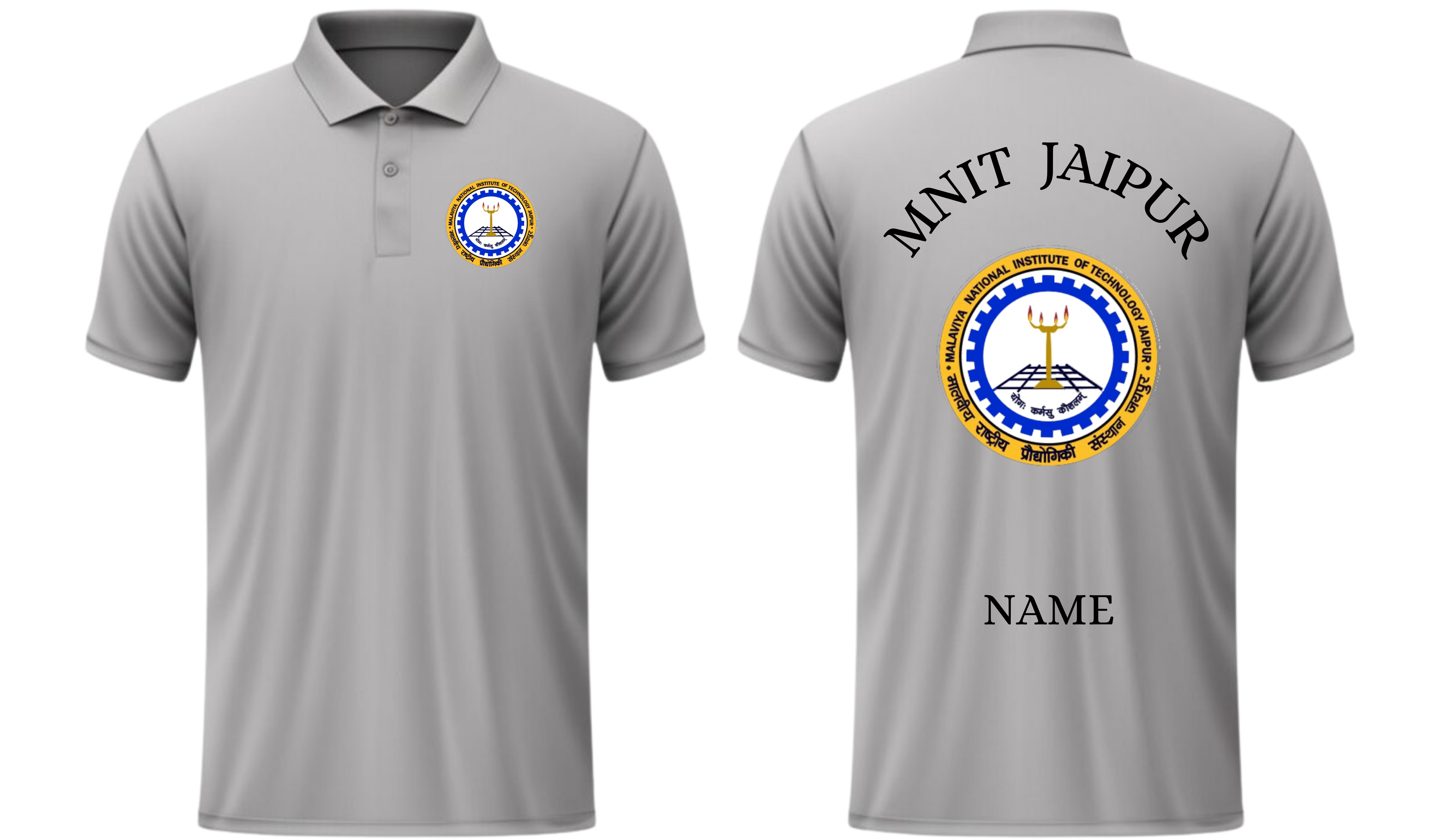 MNIT Jaipur POLO T-SHIRT Classic Design 1 (CAMPUSCART DESIGN )