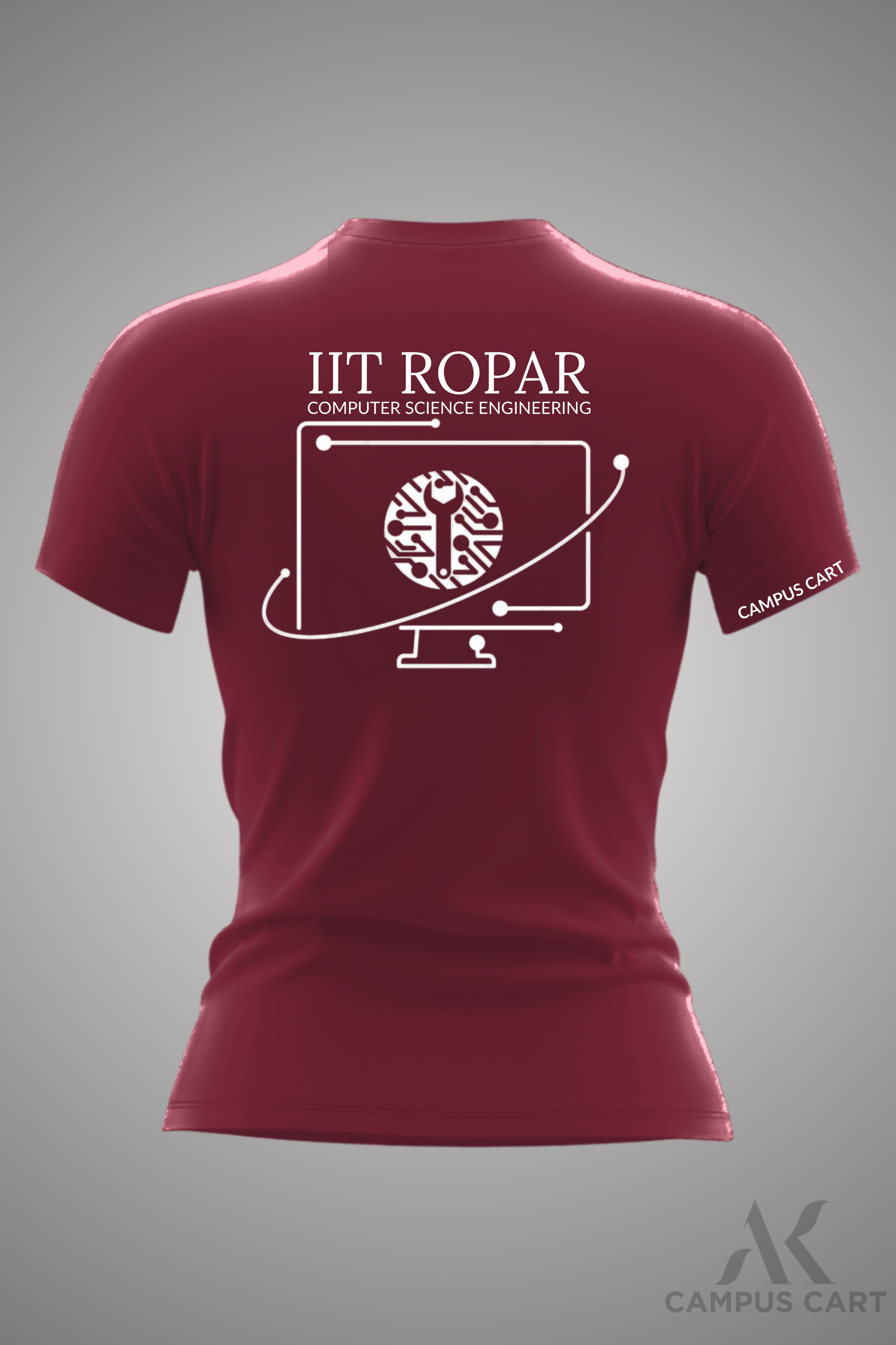 IIT Ropar Normal T-Shirt For Girls( Computer Science Engineering )