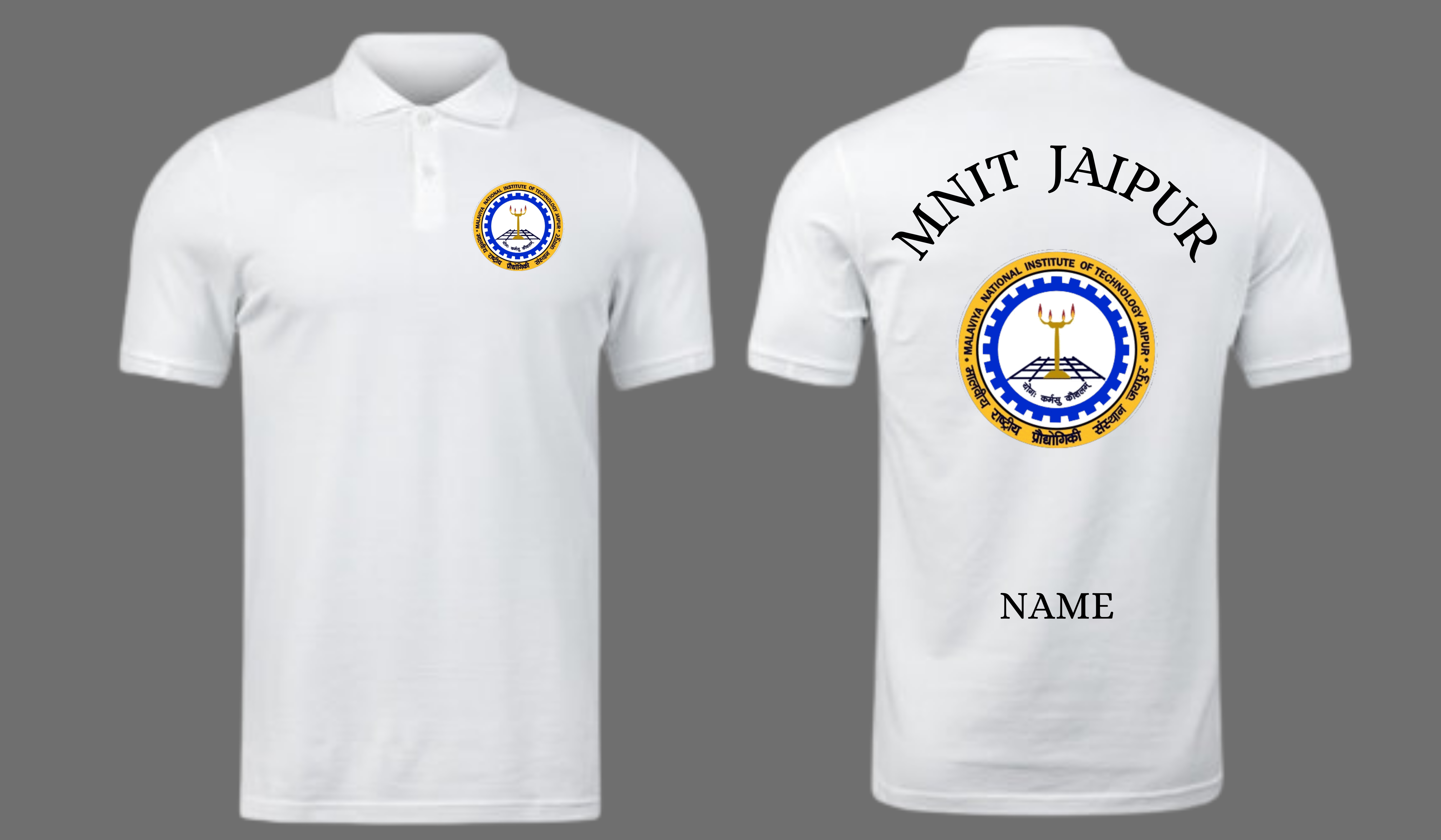 MNIT Jaipur POLO T-SHIRT Classic Design 1 (CAMPUSCART DESIGN )