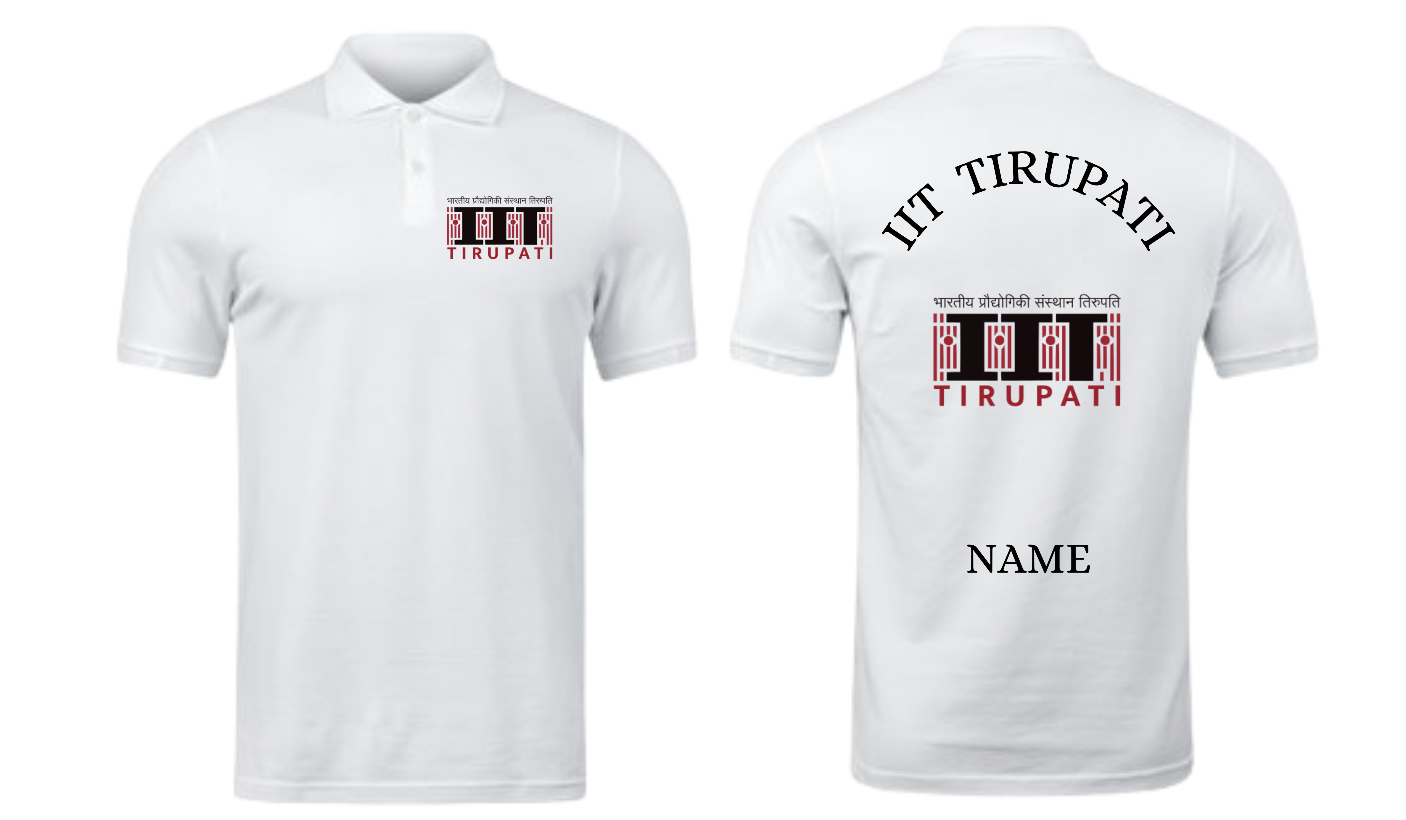 IIT TIRUPATI POLO T-SHIRT Classic Design ( Ak design )