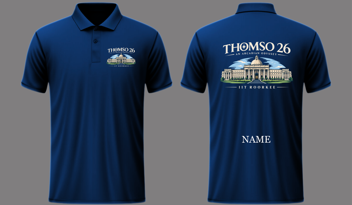 POLO TEES Design 4, THOMSO IIT Roorkee,