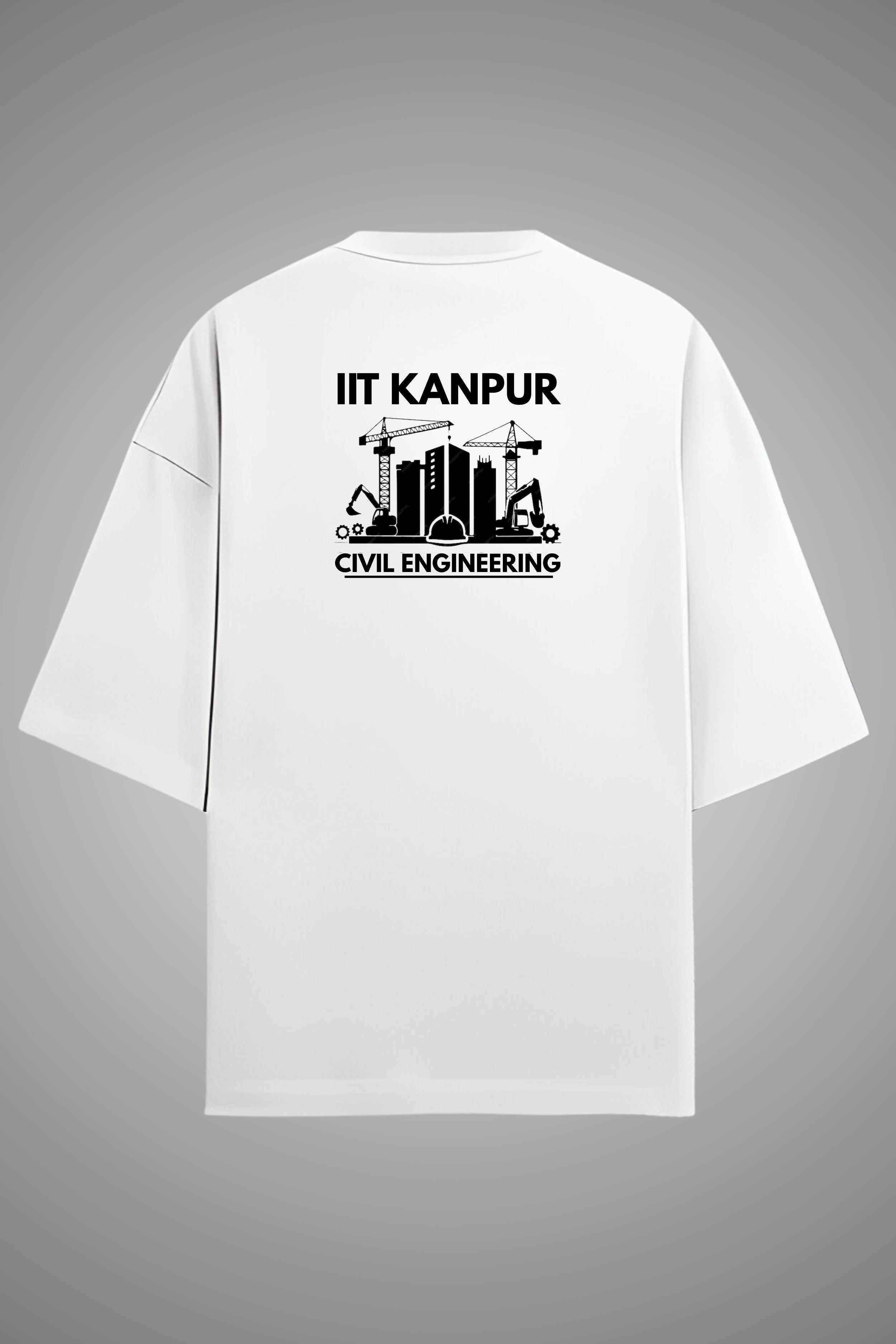 IIT kanpur Oversized T-Shirt (Civil Engineering)