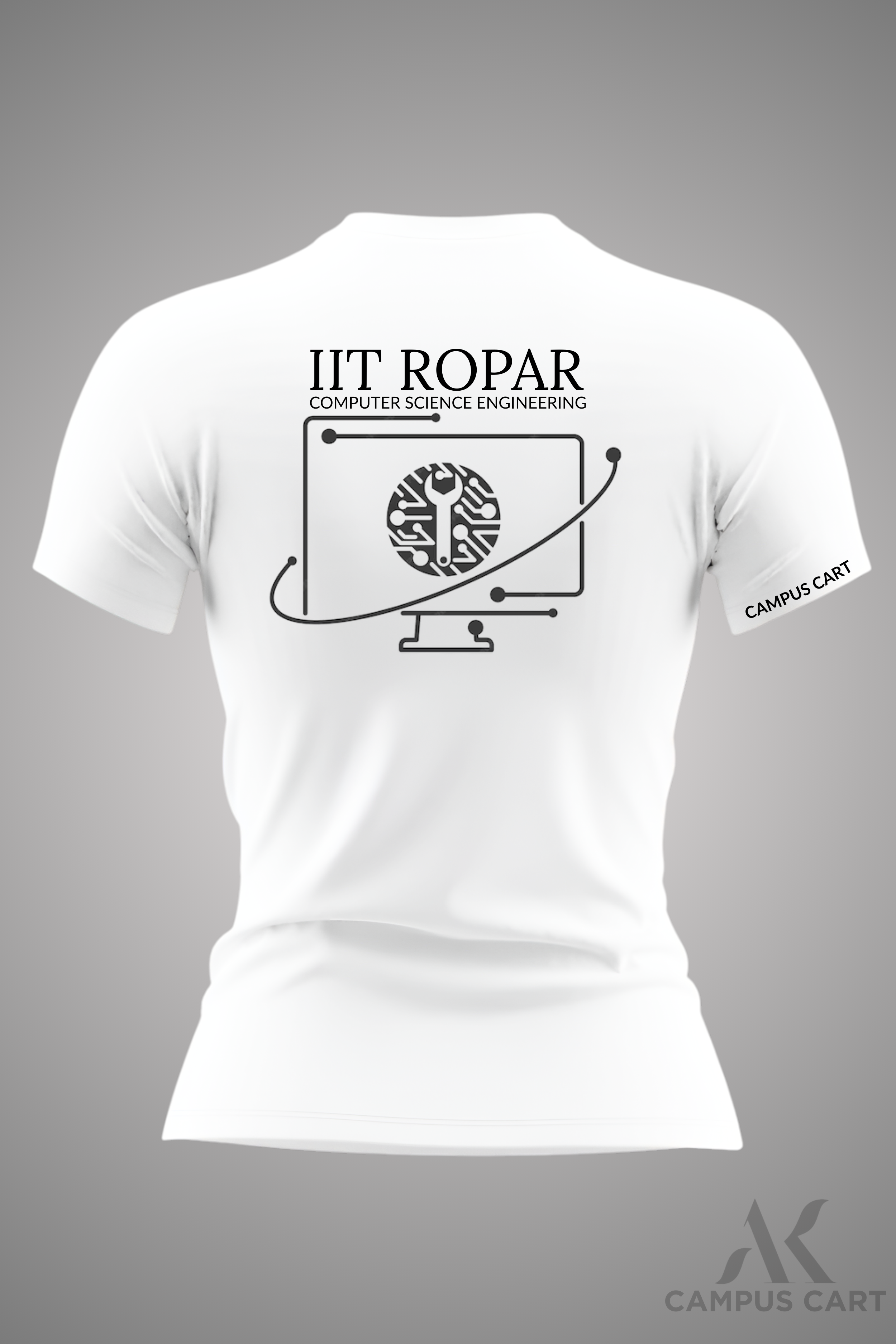IIT Ropar Normal T-Shirt For Girls( Computer Science Engineering )