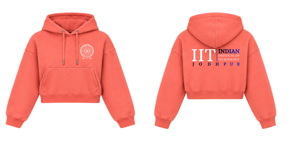 IIT JODHPUR Crop Hoodies Design 2