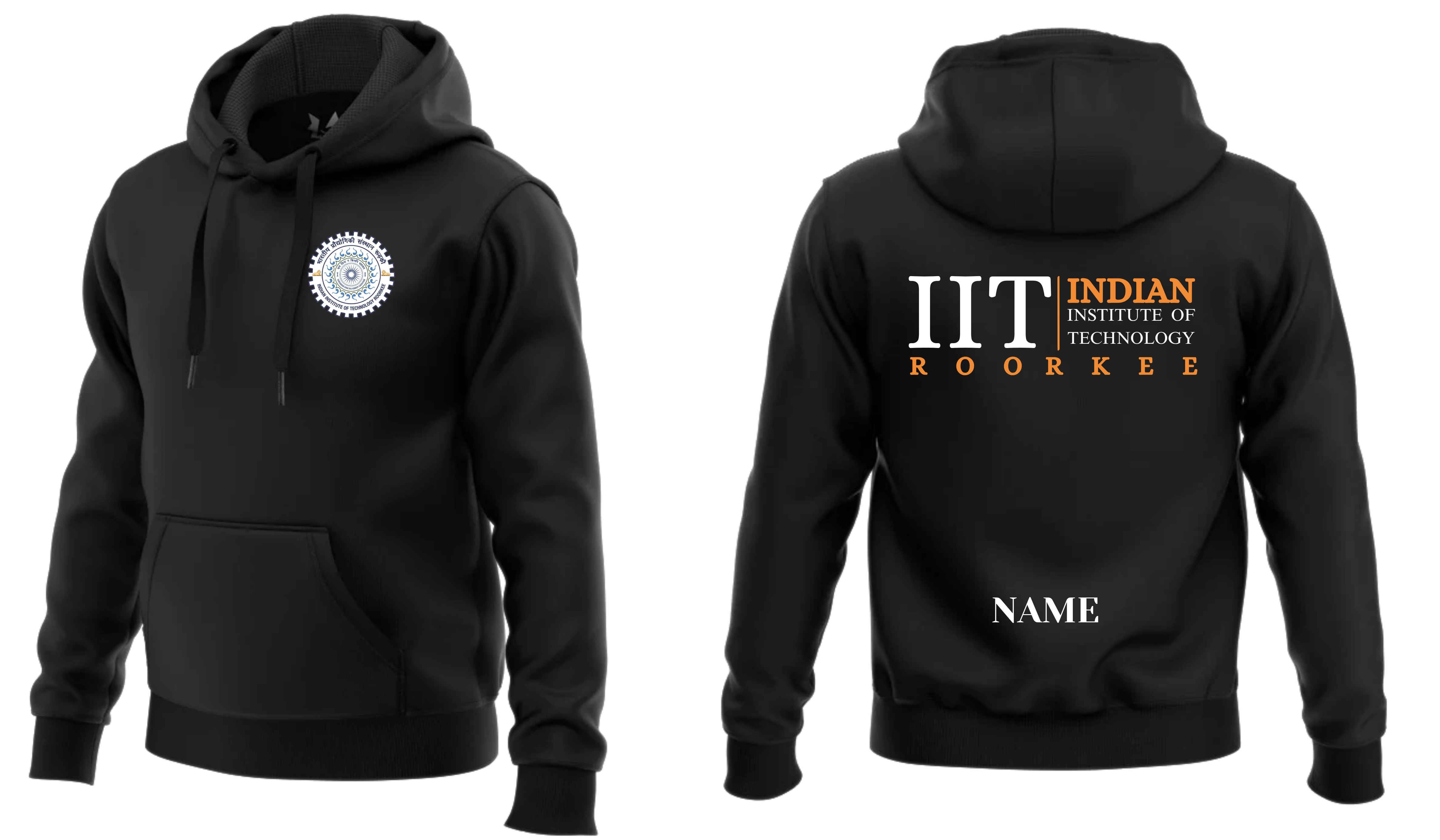 IIT ROORKEE Hoodies Classic Design 2 ( Ak Design )