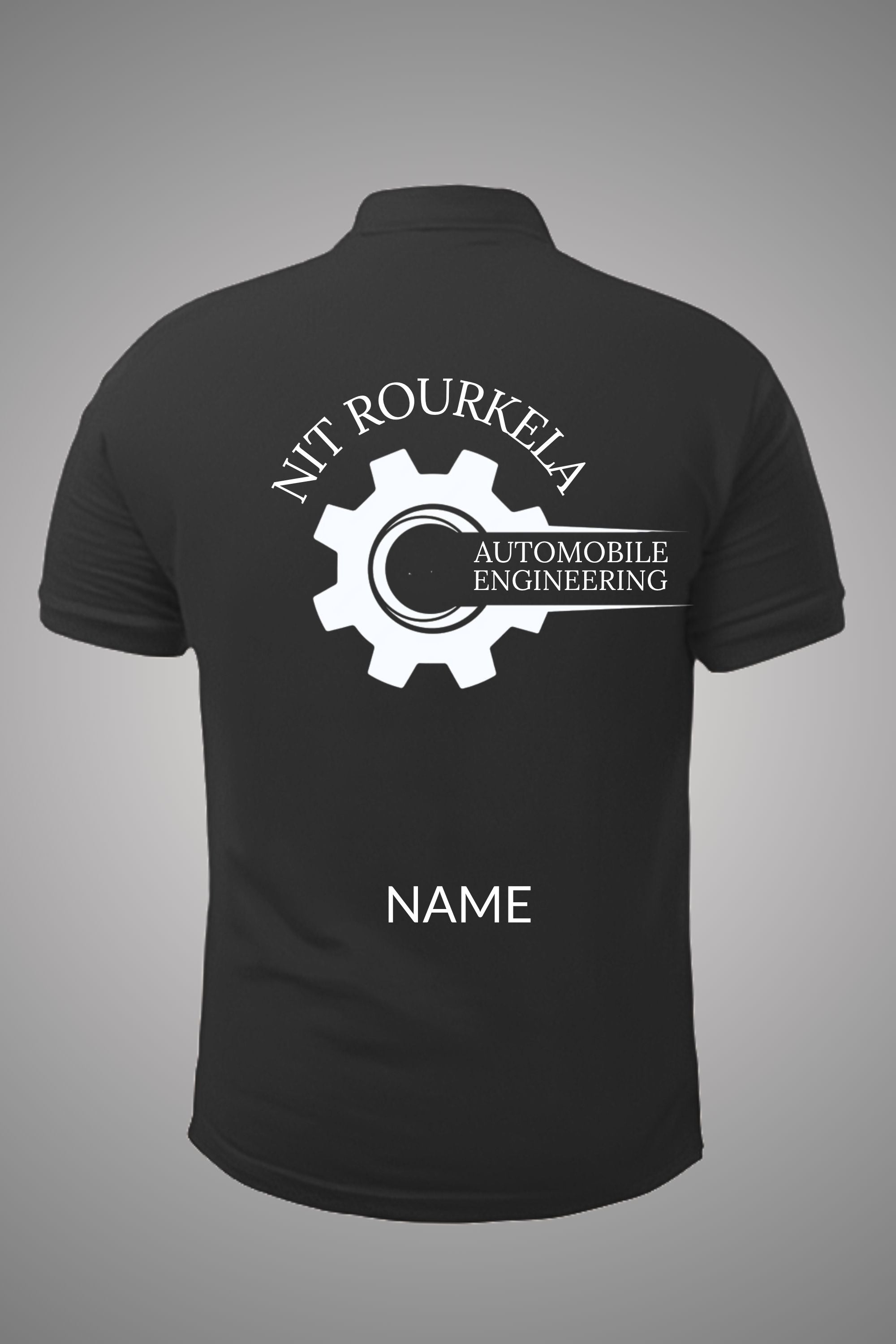 NIT Rourkela Polo T-Shirt ( Automobile Engineering )