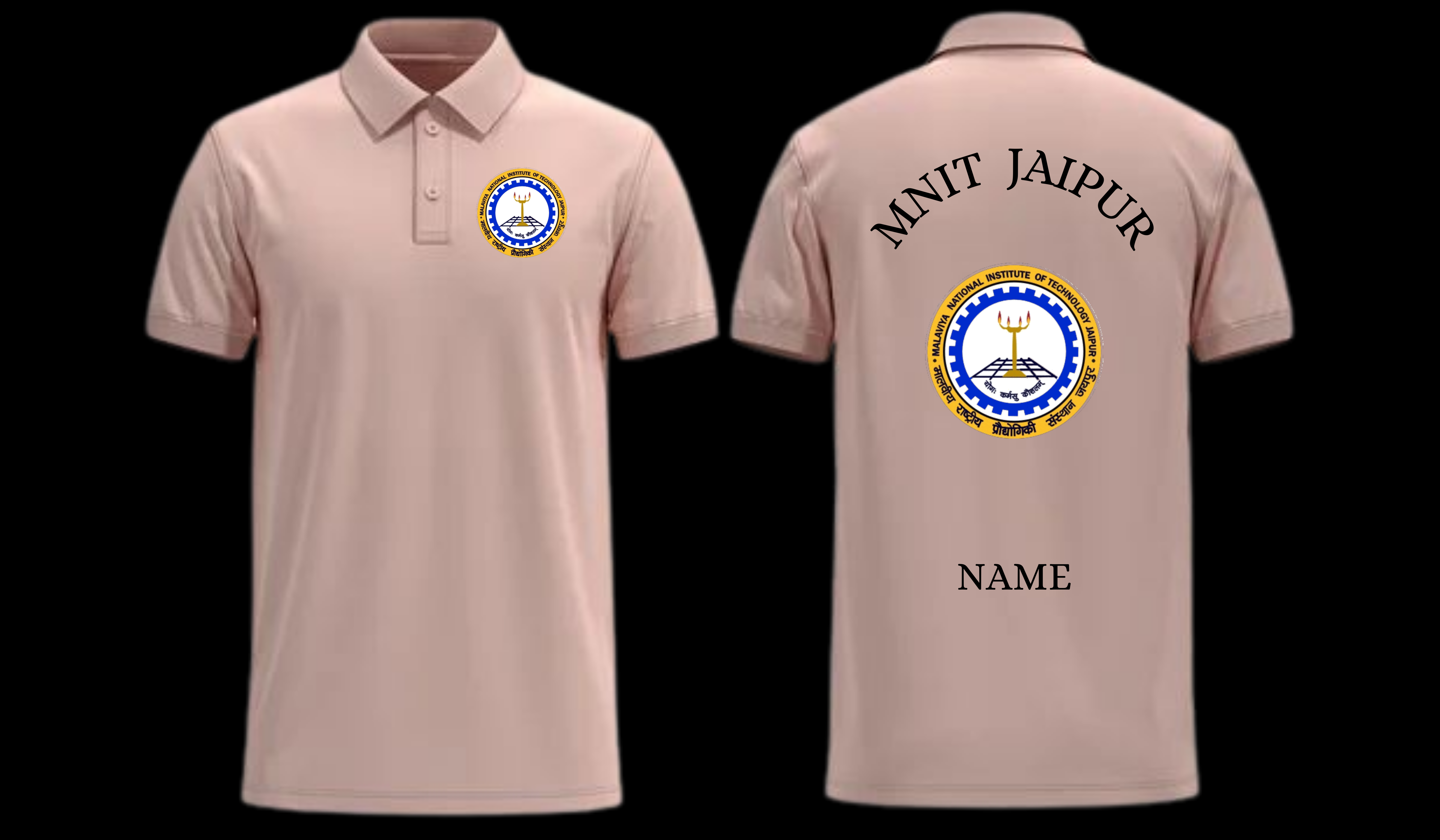 MNIT Jaipur POLO T-SHIRT Classic Design 1 (CAMPUSCART DESIGN )