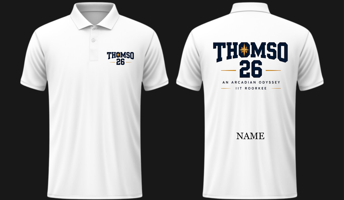 POLO TEES Design 2, THOMSO IIT Roorkee,