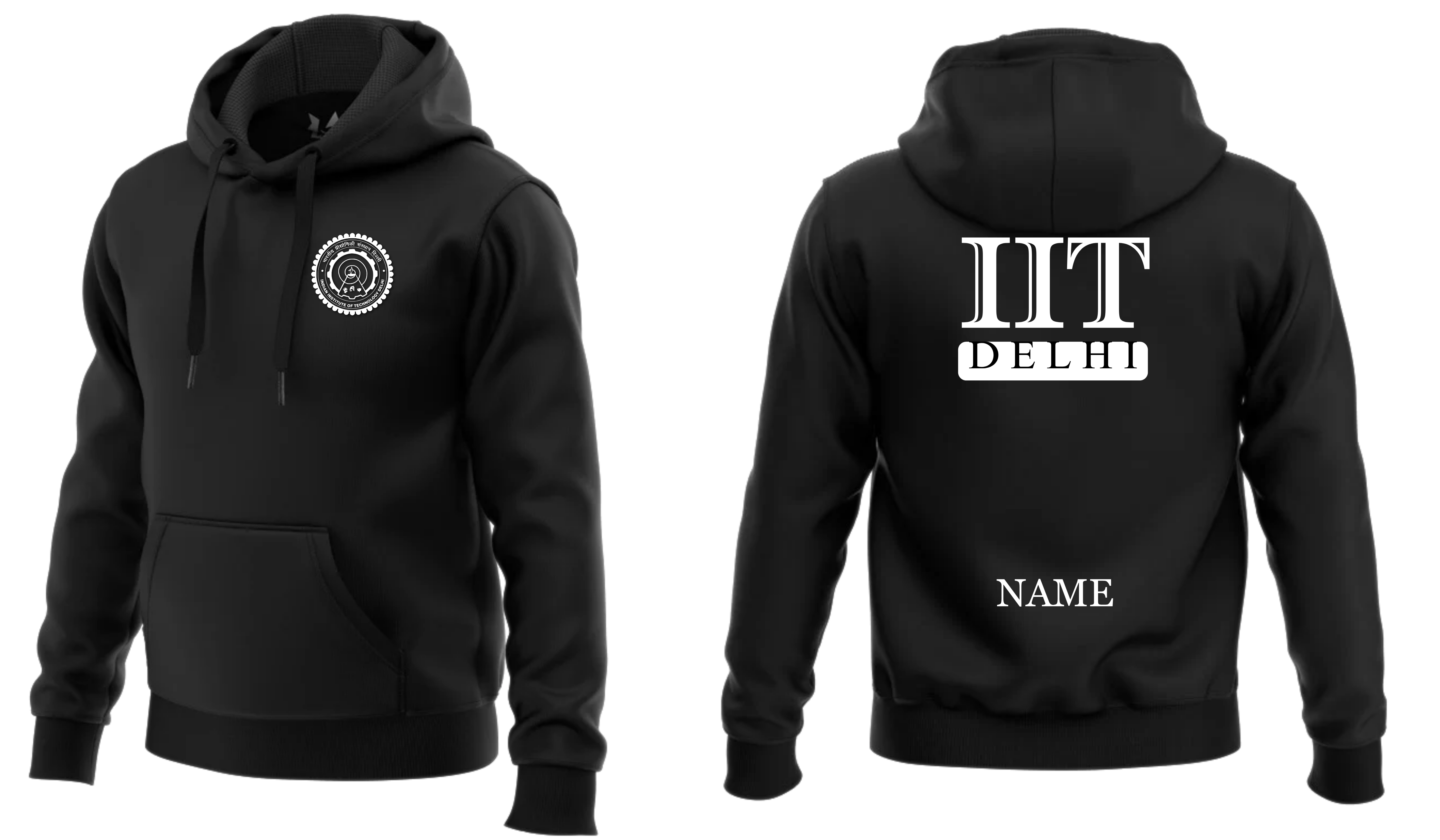 IIT DELHI Hoodies Classic Design 3 ( Ak Design )