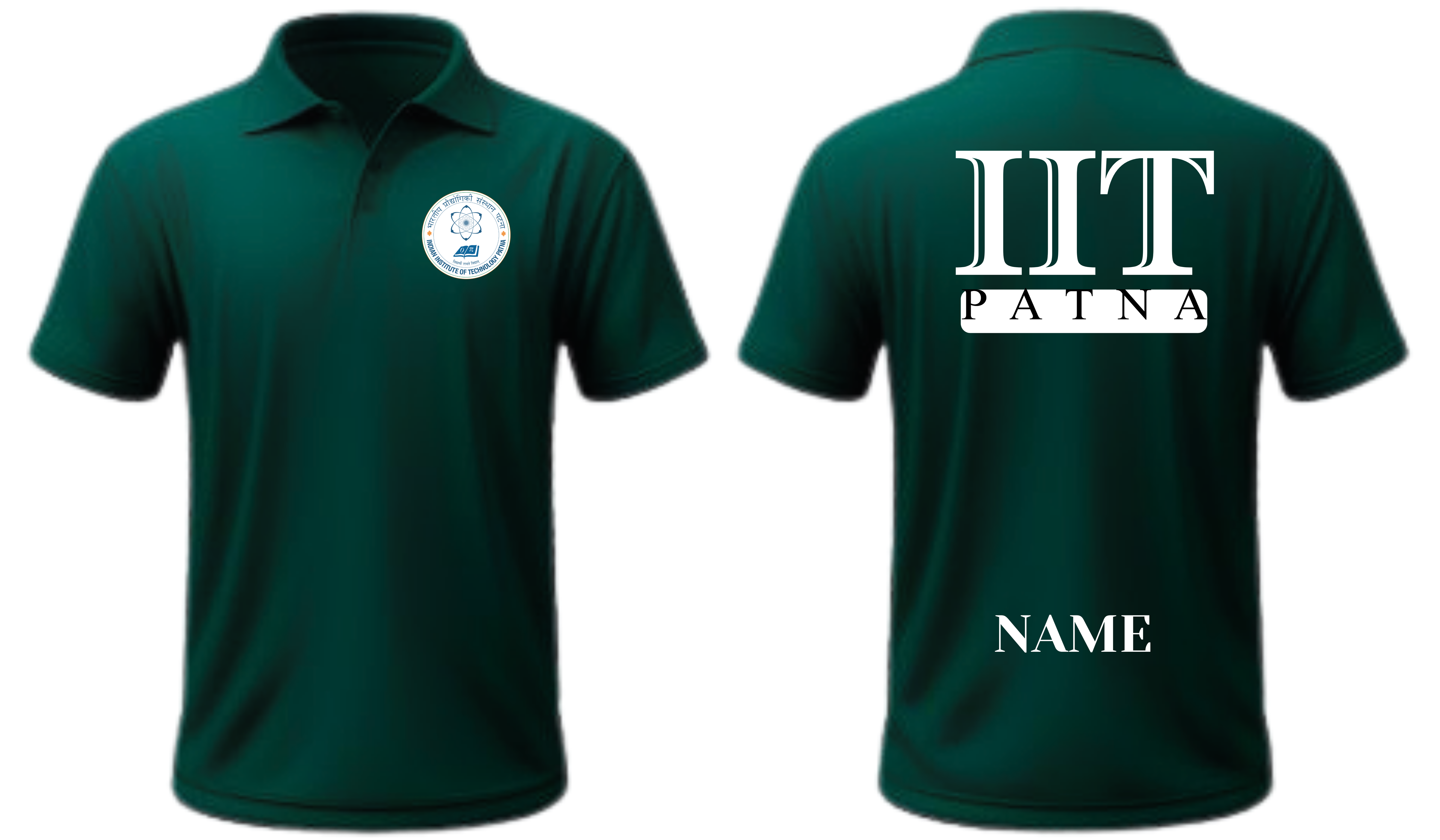IIT PATNA POLO T-SHIRT ITC Century Handtooled Design