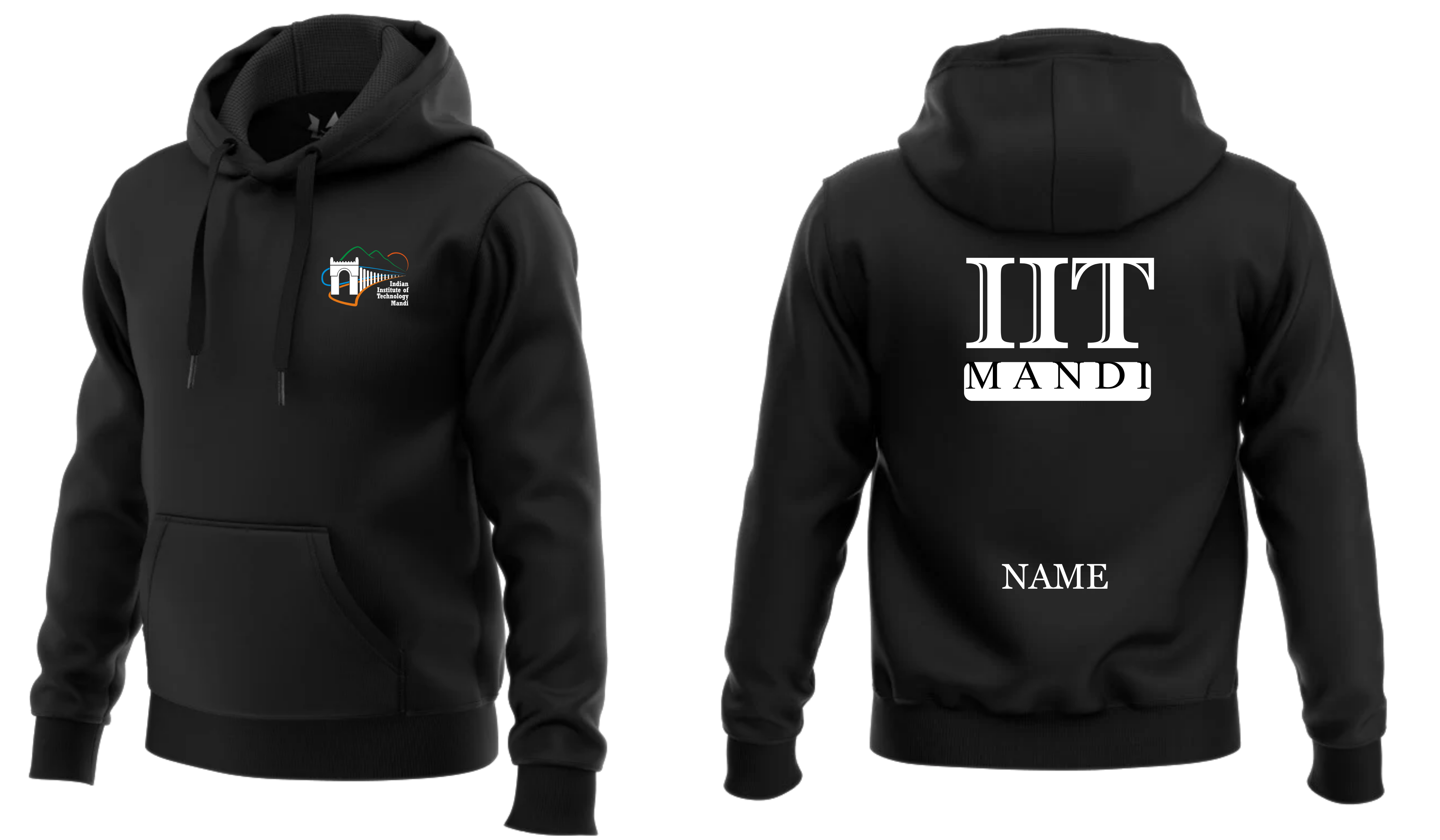 IIT MANDI Hoodies Classic Design 3 ( Ak Design )