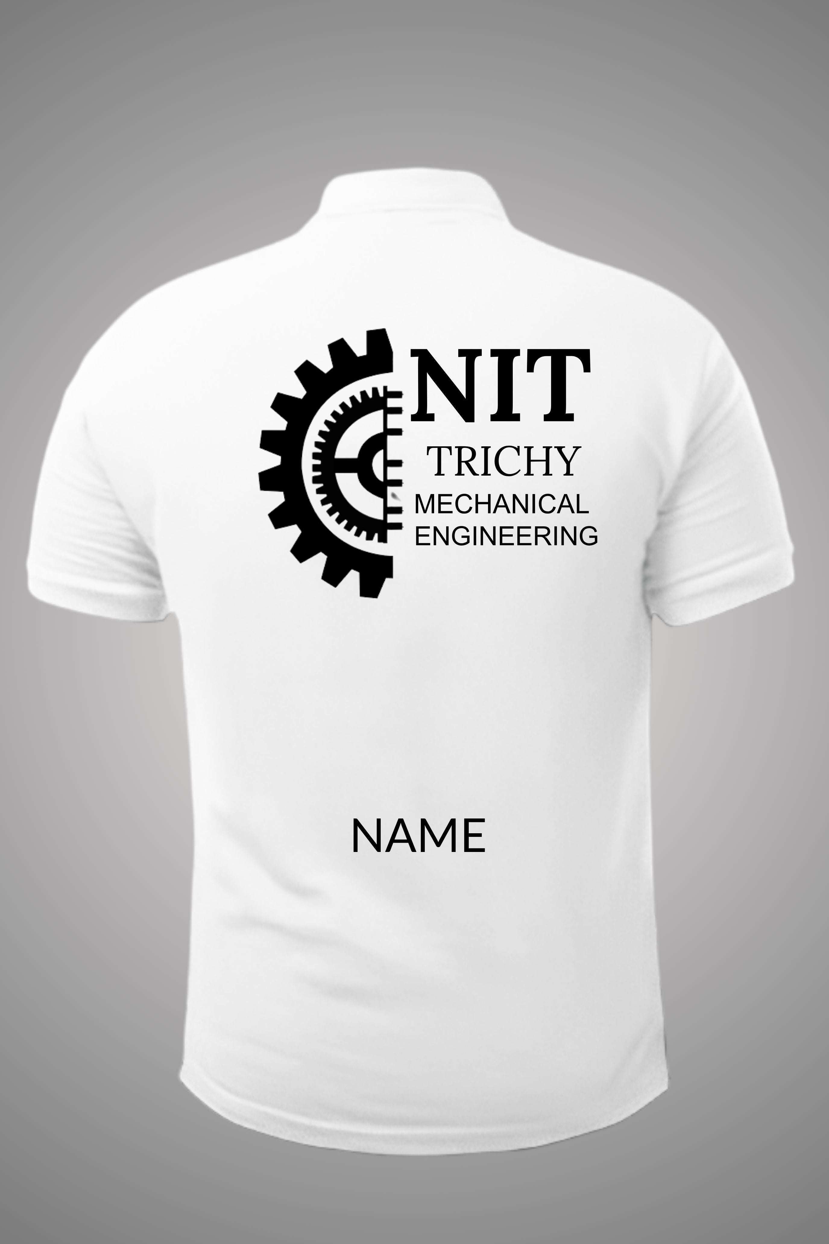 NIT Trichy Polo T-Shirt ( Mechanical Engineering )